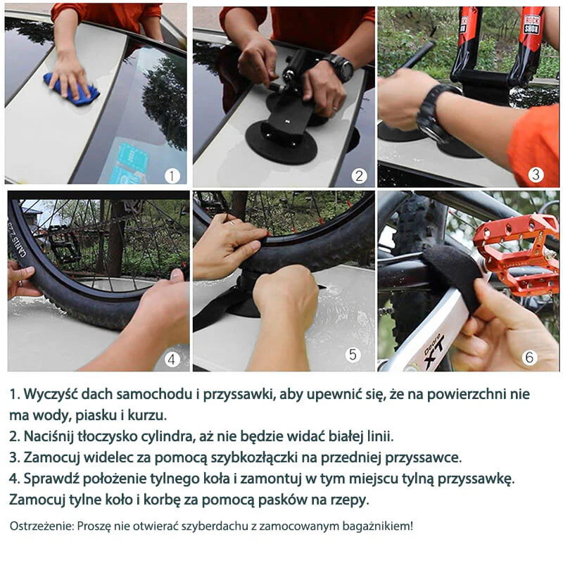 Bagażnik Rowerowy z Przyssawkam - Image 17