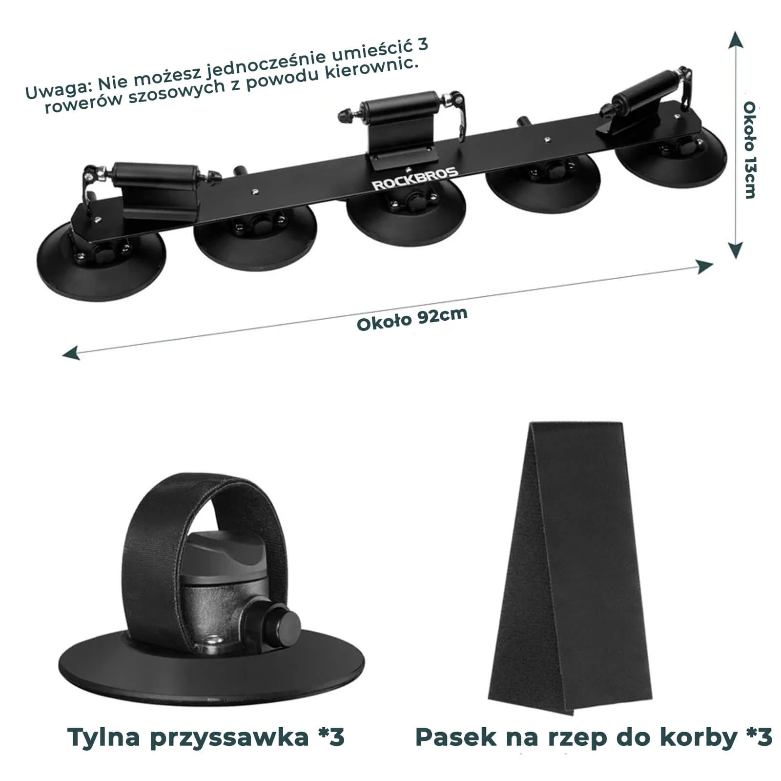 Bagażnik Rowerowy z Przyssawkam - Image 80