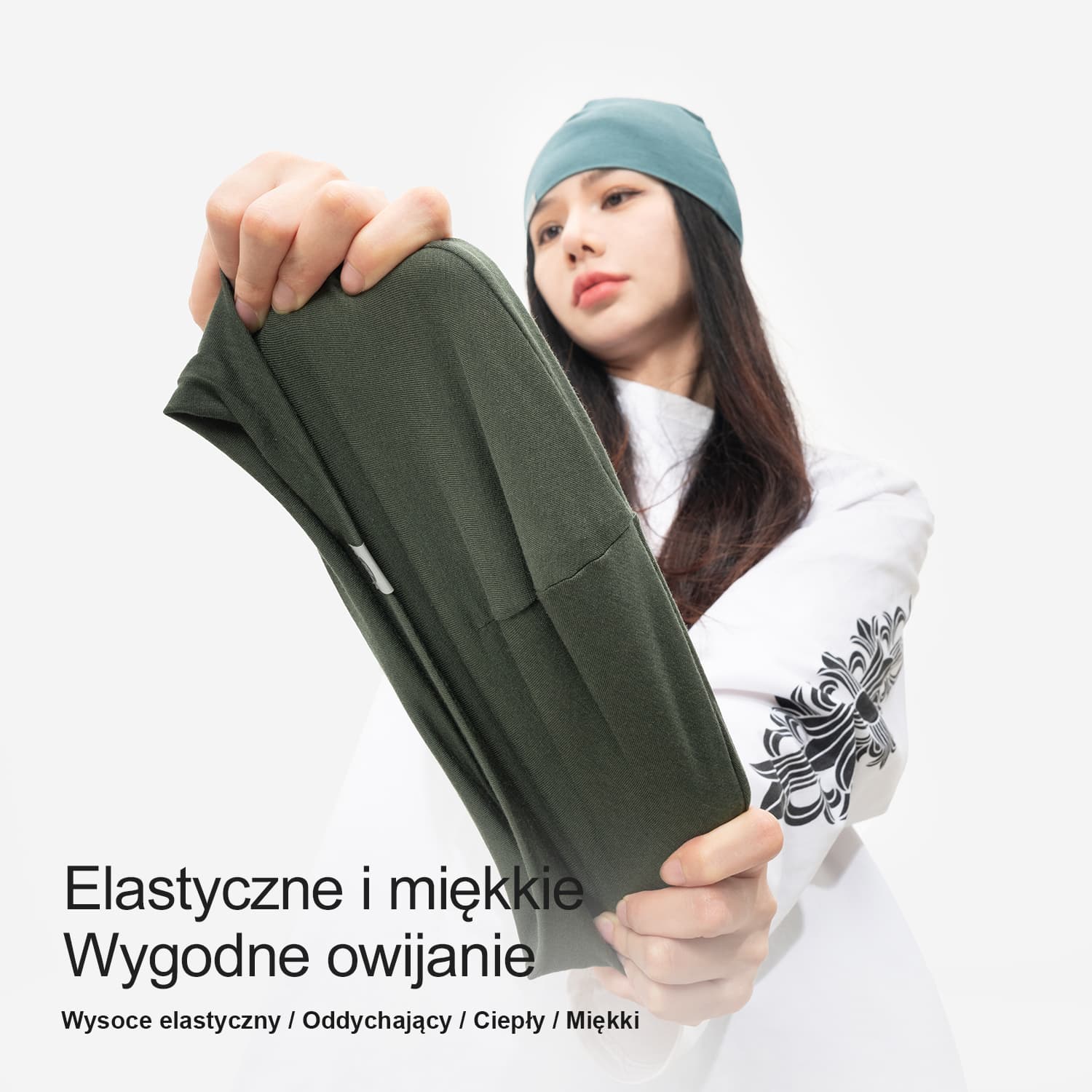 Ciepła Czapka Rowerowa z Wełny i Tencelu-YDM002 - Image 12