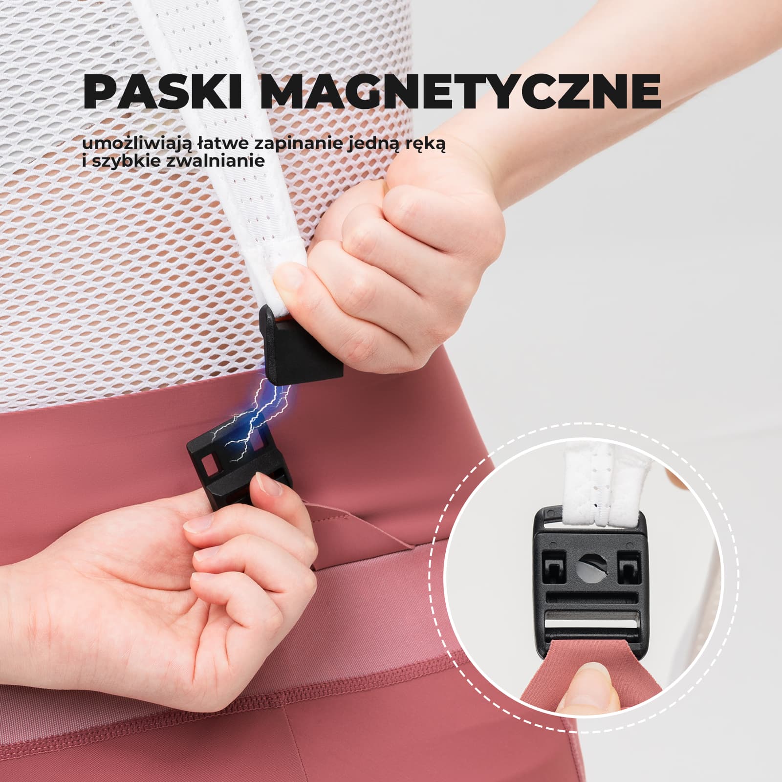 TVI Damskie Spodenki Rowerowe Na Szelkach Z Klamrą Magnetyczną-YDDK011 - Image 11
