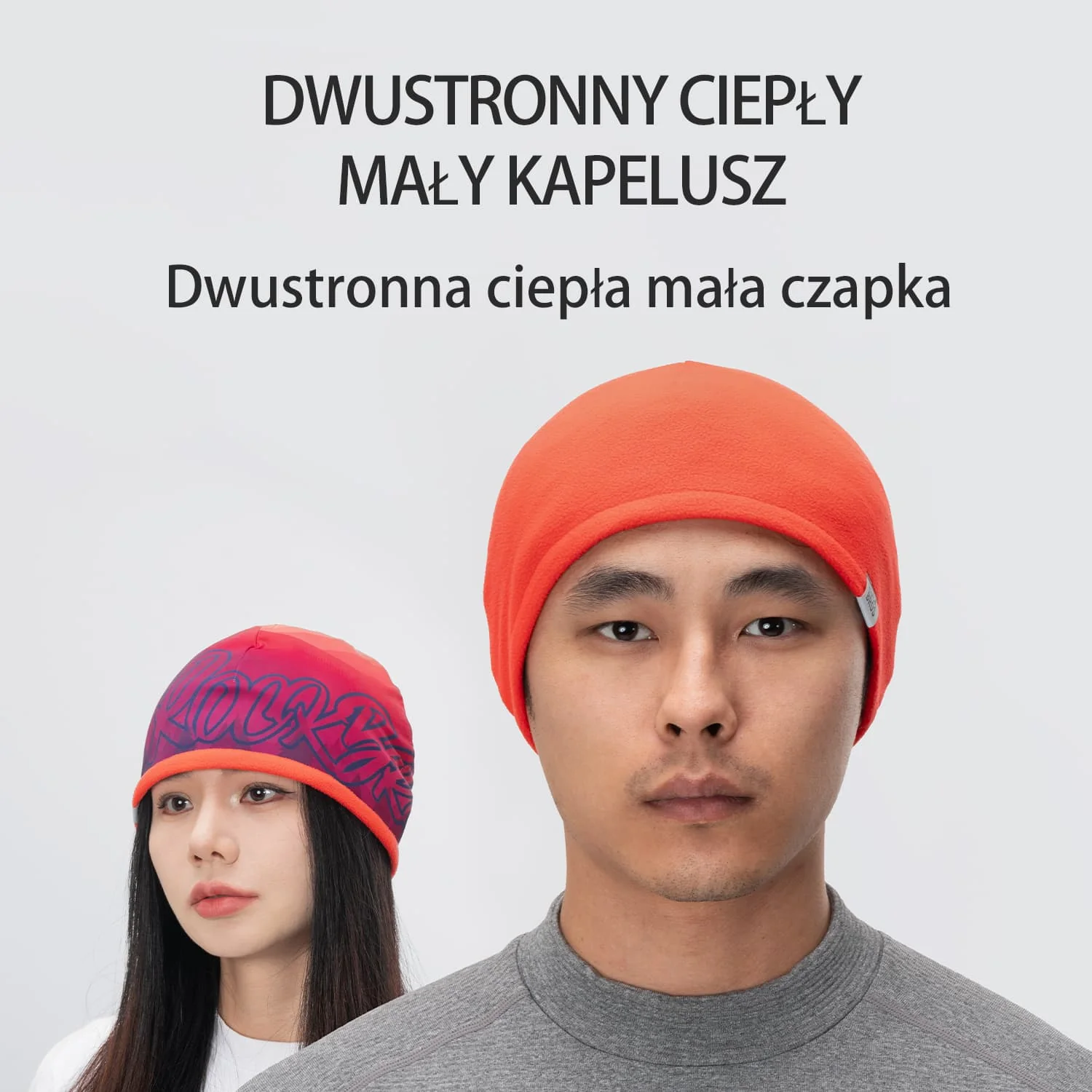 Dwustronna Ciepła Czapka z Dzianiny Kaszmirowej-YDM001 - Image 3