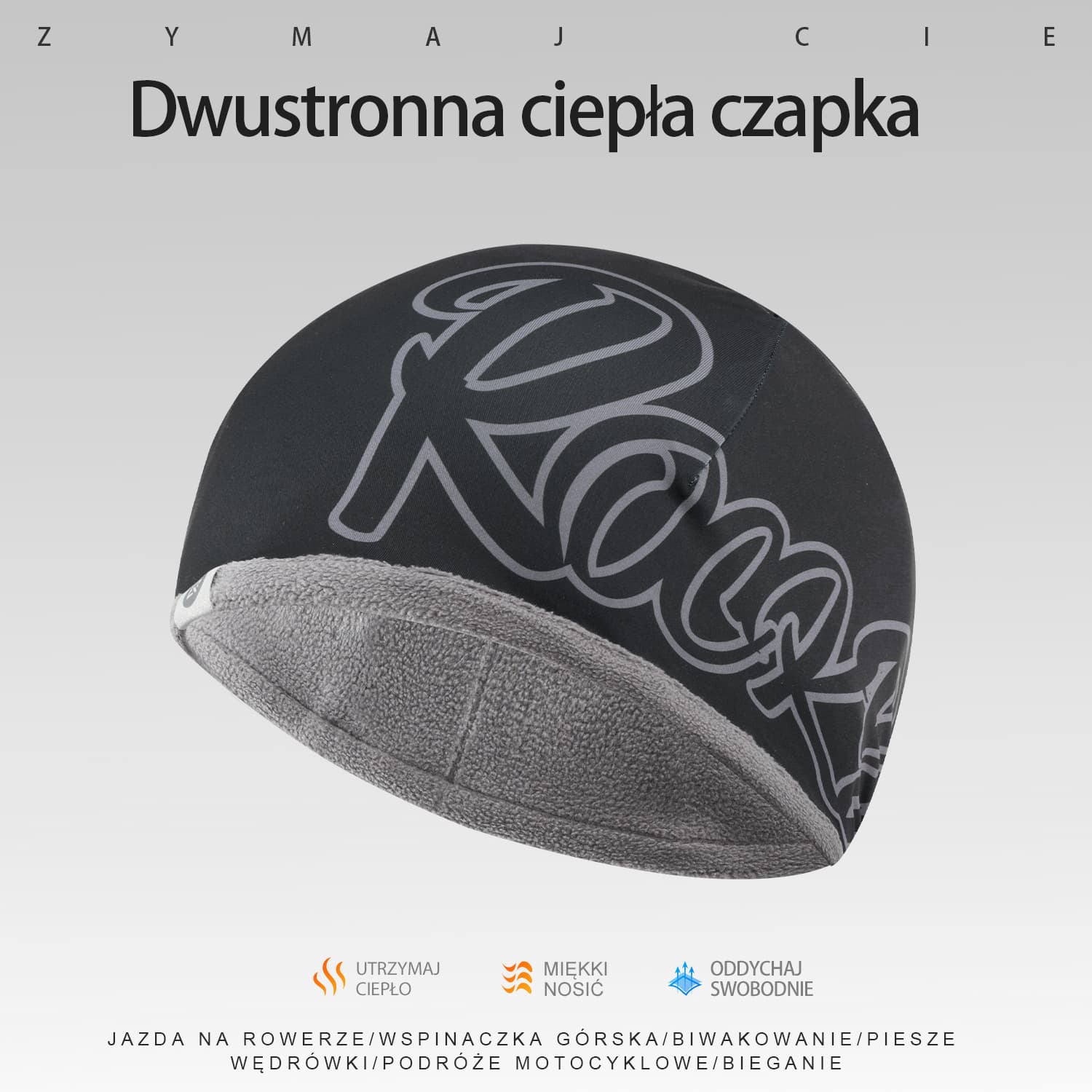 Dwustronna Ciepła Czapka z Dzianiny Kaszmirowej-YDM001 - Image 32