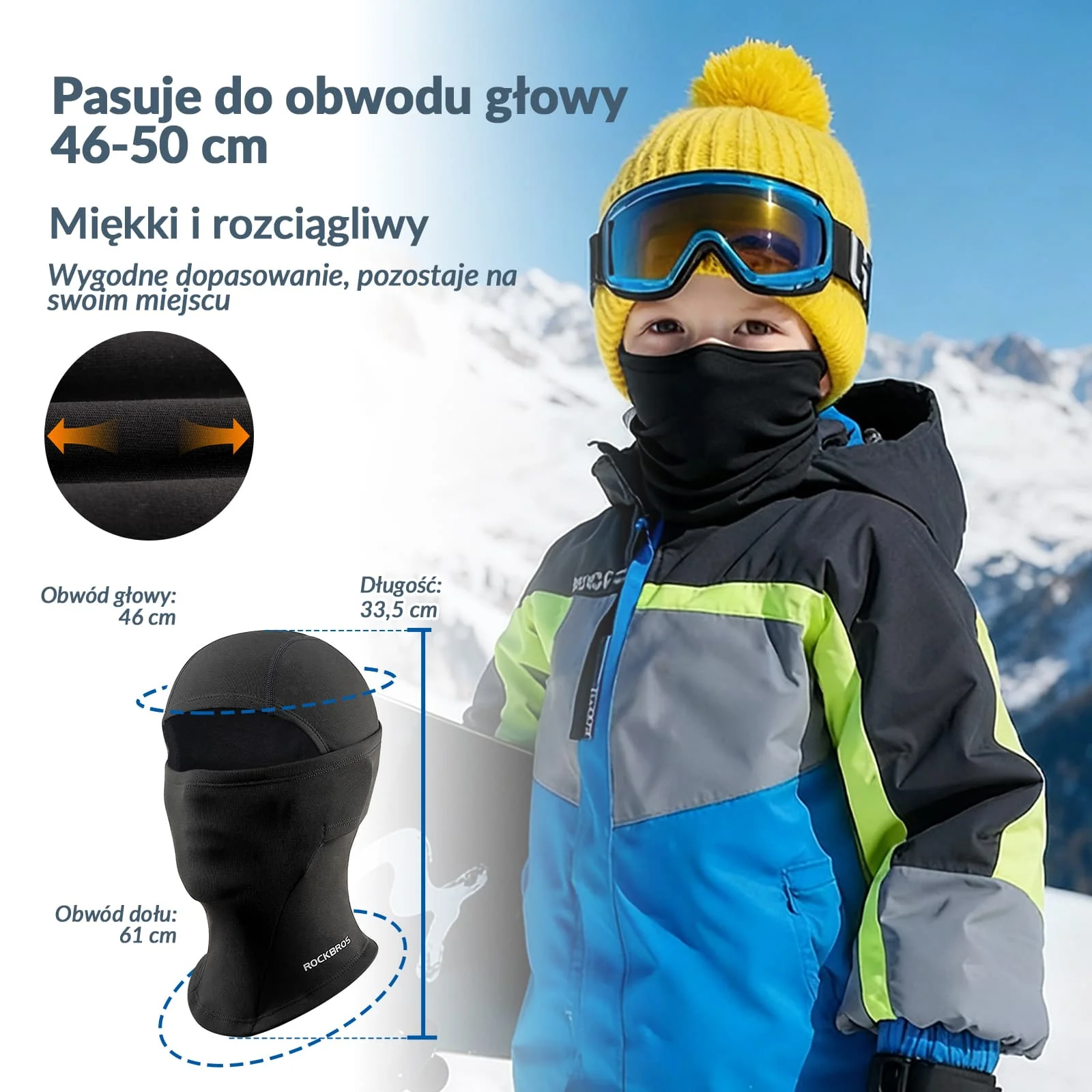 Dziecięca Kominiarka Zimowa Wiatro-LF8734 - Image 39