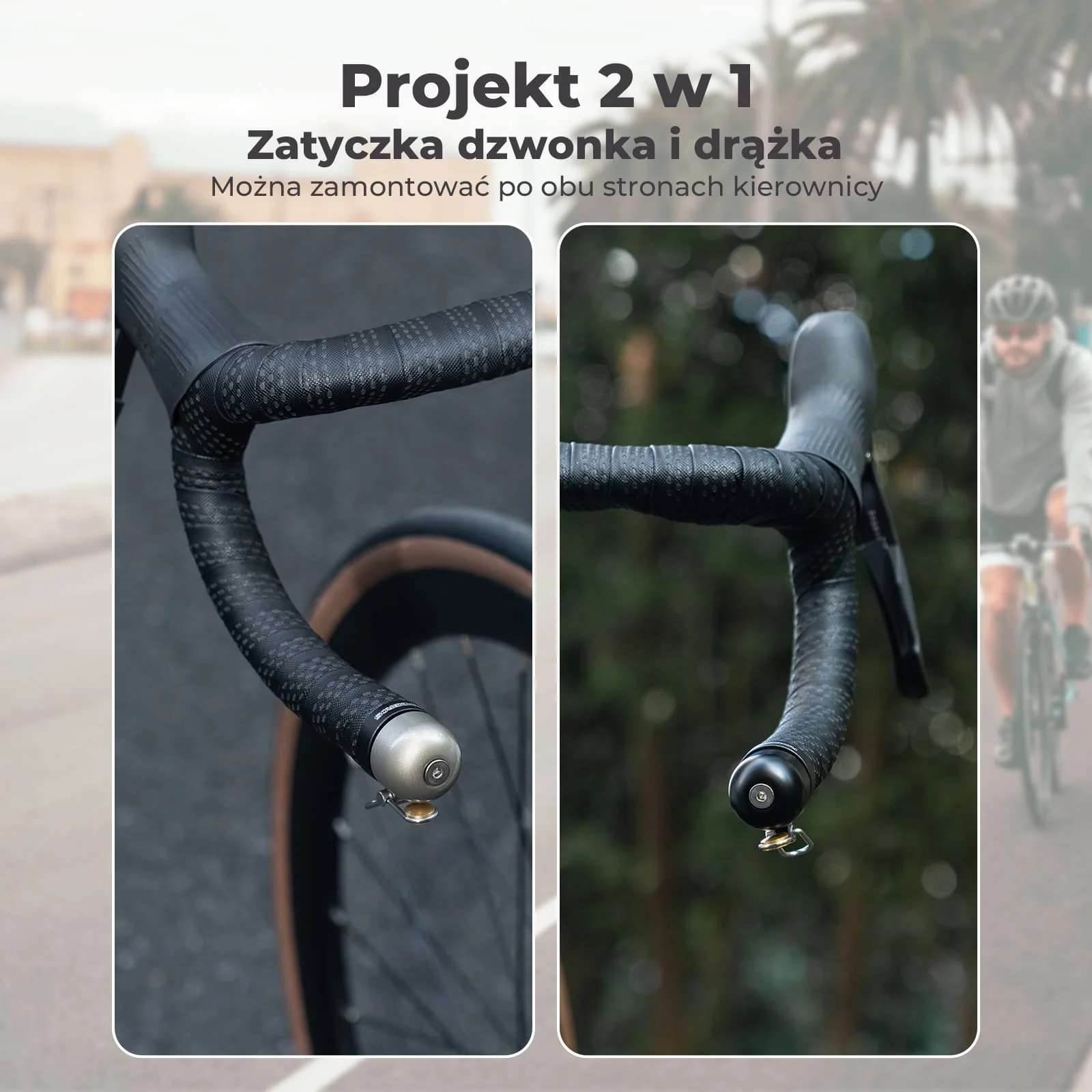 Dzwonek do Roweru Szosowego Kompatybilny 100dB z Kierownicami 22,2 mm-BB2502 - Image 7