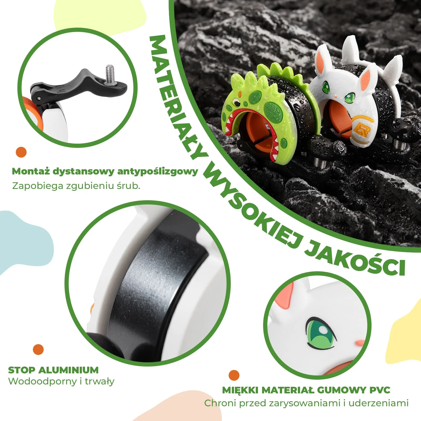 Dzwonek Rowerowy dla Dzieci Na Kierownice 22,2–25,4 mm do 100 dB-LD-K1 - Image 10
