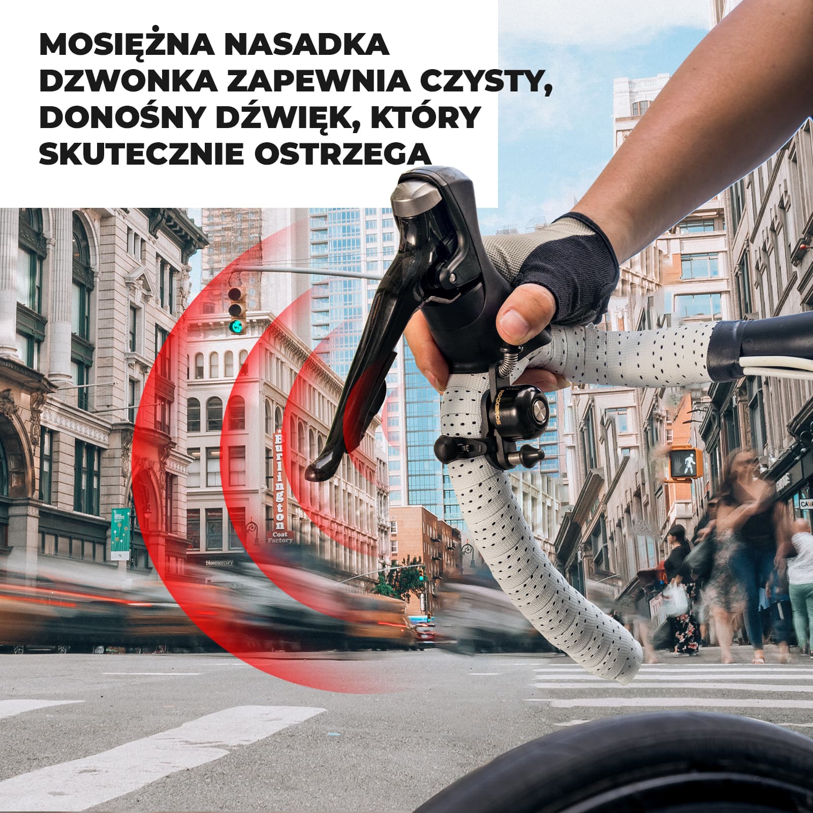 Dzwonek Rowerowy Dual Hammer Pasuje Do Większości Kierownic-LD-G1 - Image 13