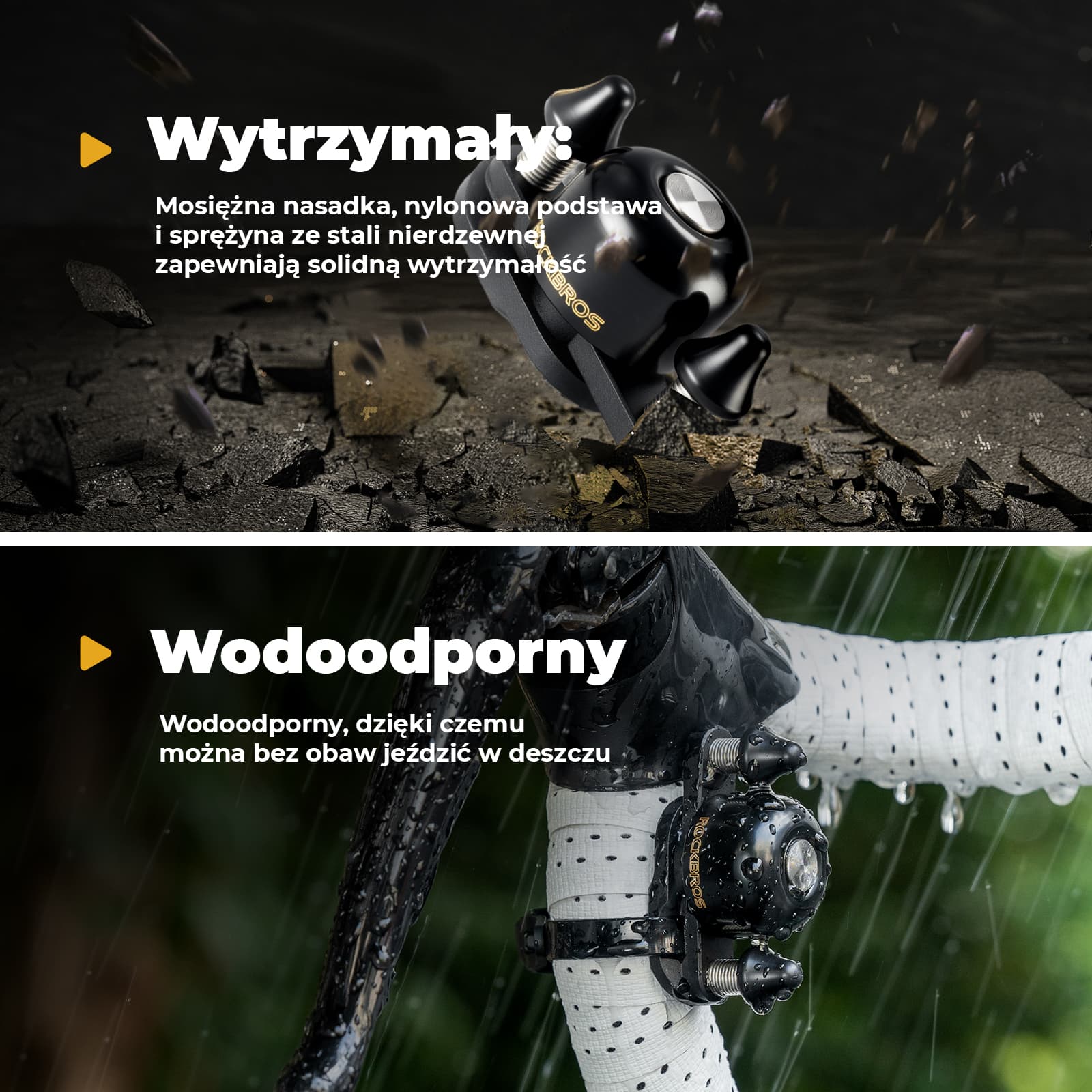 Dzwonek Rowerowy Dual Hammer Pasuje Do Większości Kierownic-LD-G1 - Image 14