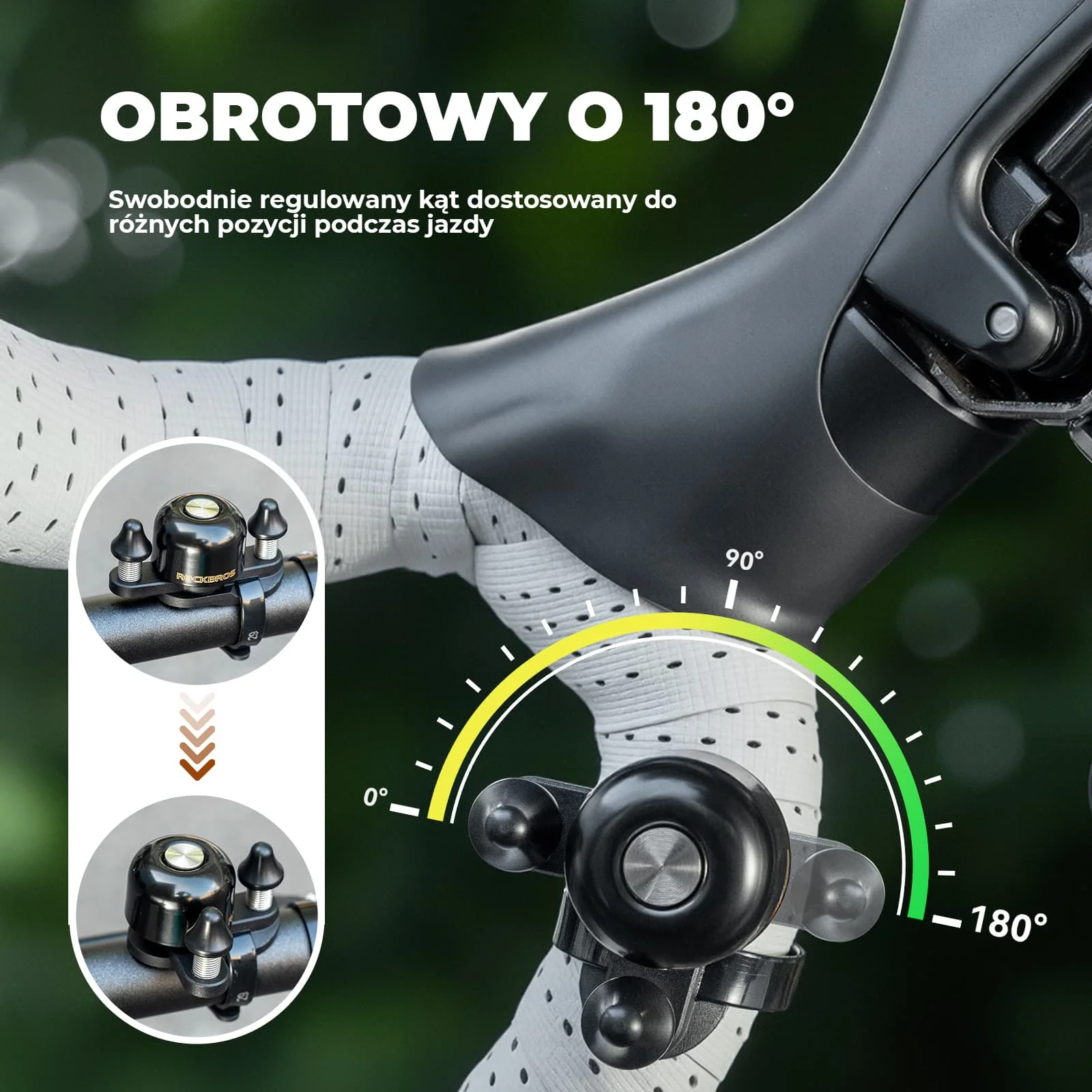 Dzwonek Rowerowy Dual Hammer Pasuje Do Większości Kierownic-LD-G1 - Image 15