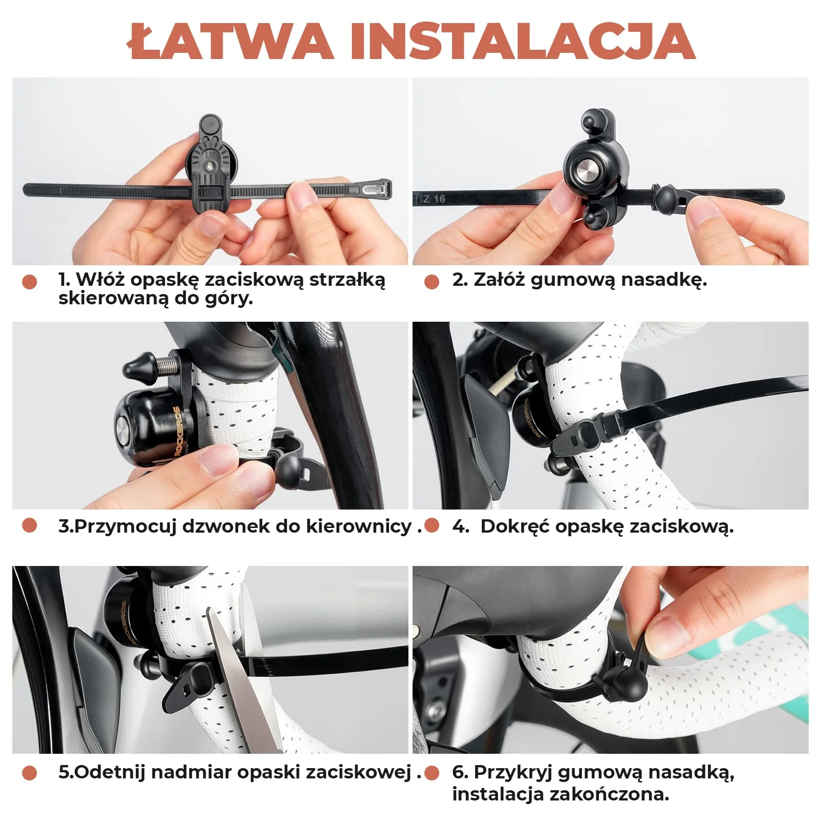 Dzwonek Rowerowy Dual Hammer Pasuje Do Większości Kierownic-LD-G1 - Image 16