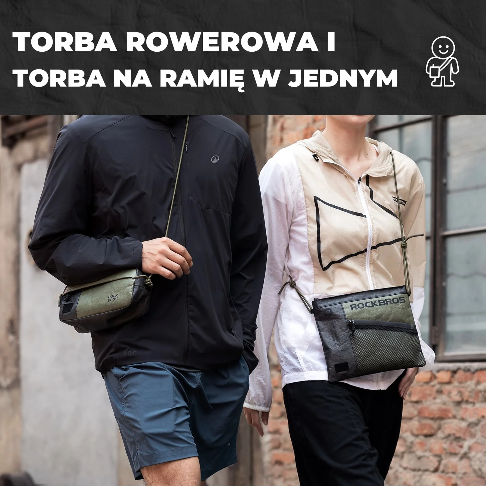 Ekologiczna Torby na Kierownicę 2-w-1 Pojemność 1,5 L-DB001 - Image 5