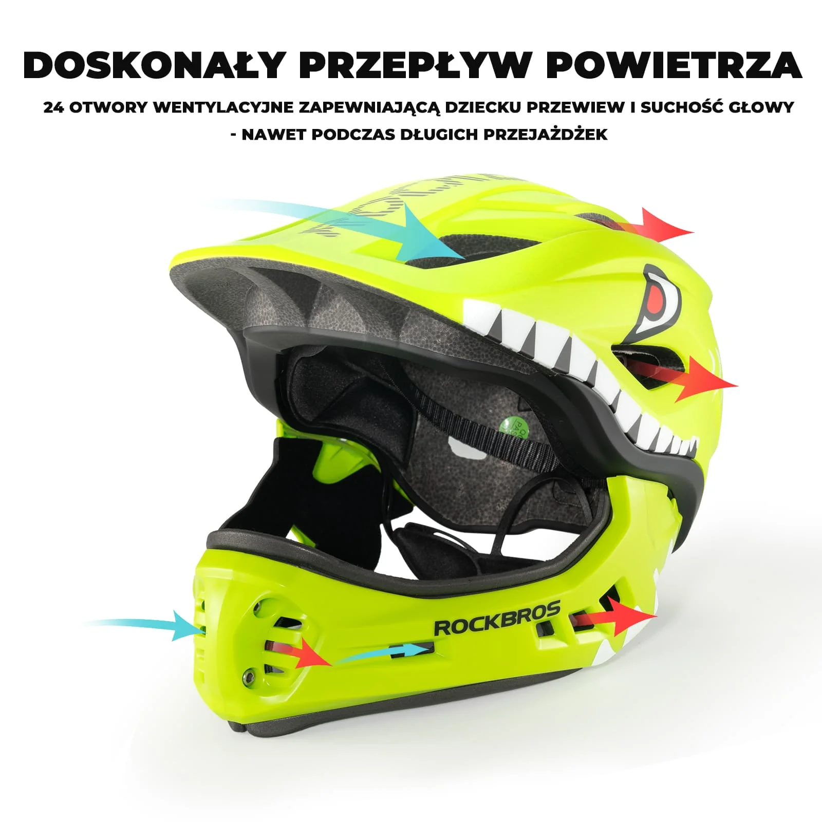 Kask Dziecięcy z Motywem Kreskówkowym i Odpinaną Osłoną Podbródka-TT-32 - Image 17