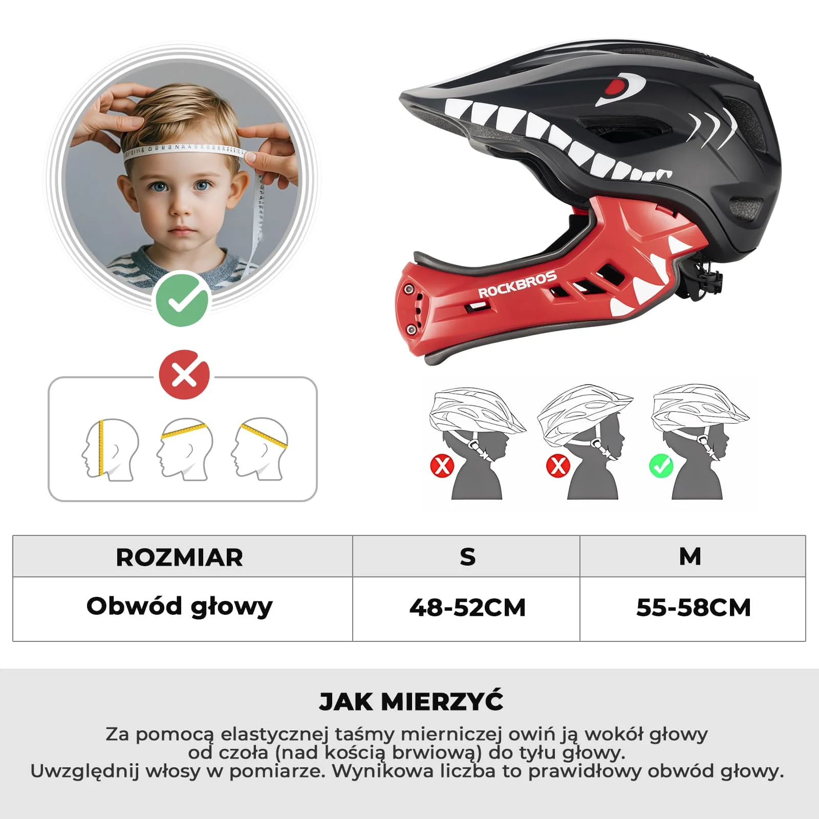 Kask Dziecięcy z Motywem Kreskówkowym i Odpinaną Osłoną Podbródka-TT-32 - Image 4