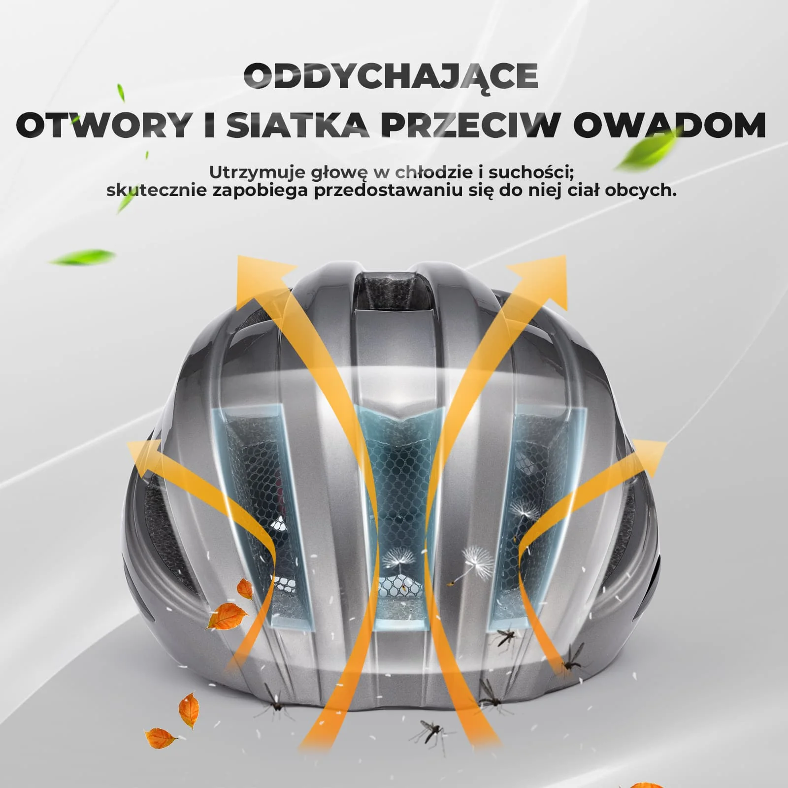 Kask Rowerowy z LED Lekki, Oddychający i Z USB Ładowaniem-ZK-013 - Image 9