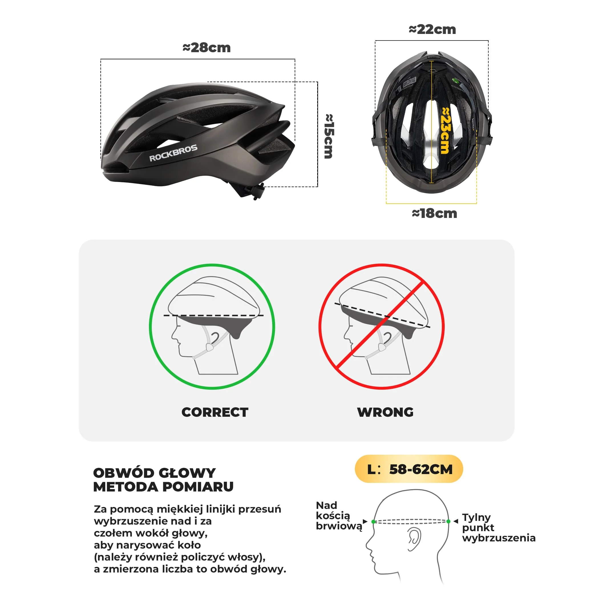 Kask Rowerowy z Ramą Wzmacniającą Bezpieczny i Lekki-LK-69 - Image 30