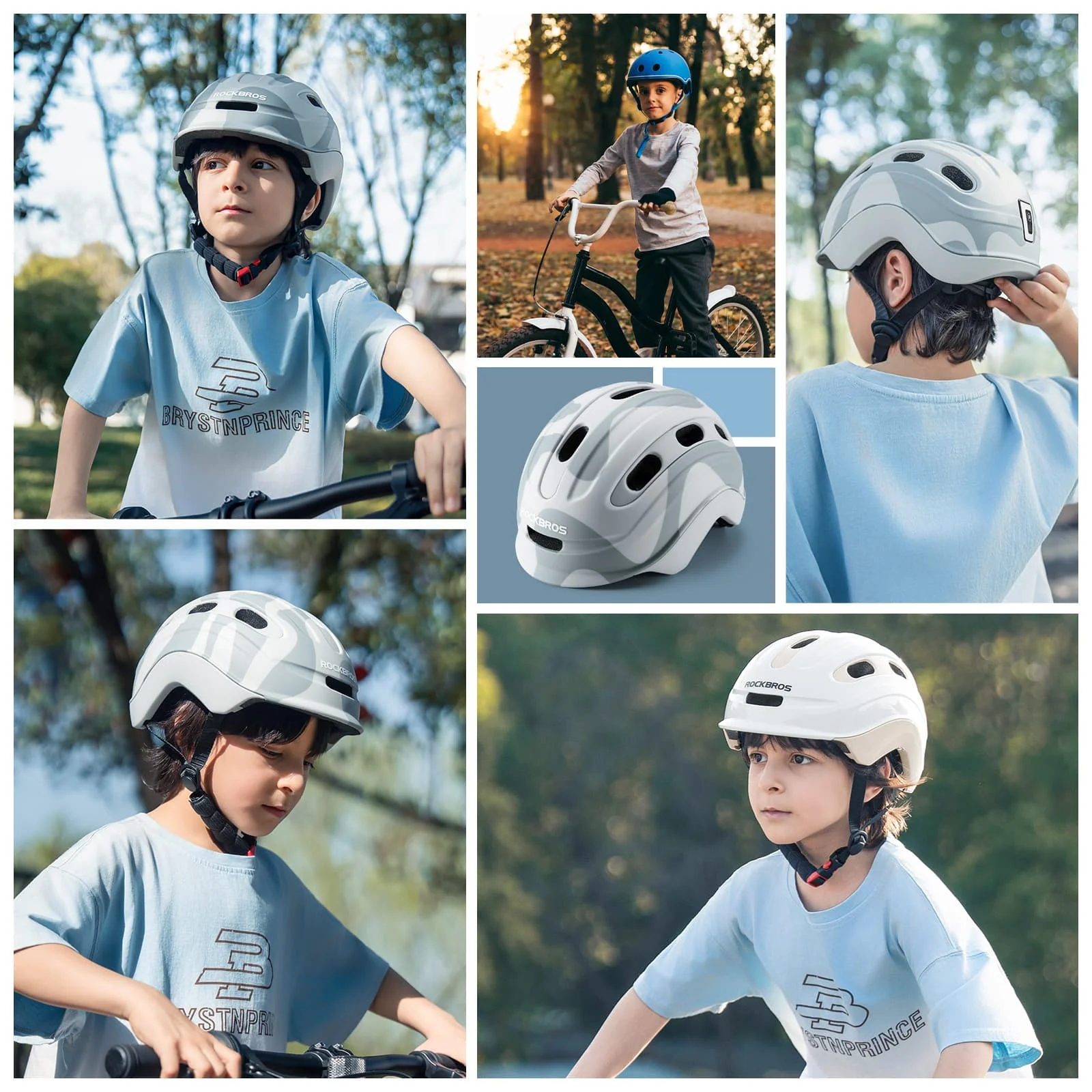 Kask Rowerowy z Uchwytem Na Światło Tylne Dla Dzieci w Wieku 6-18 Lat-LK-23 - Image 6