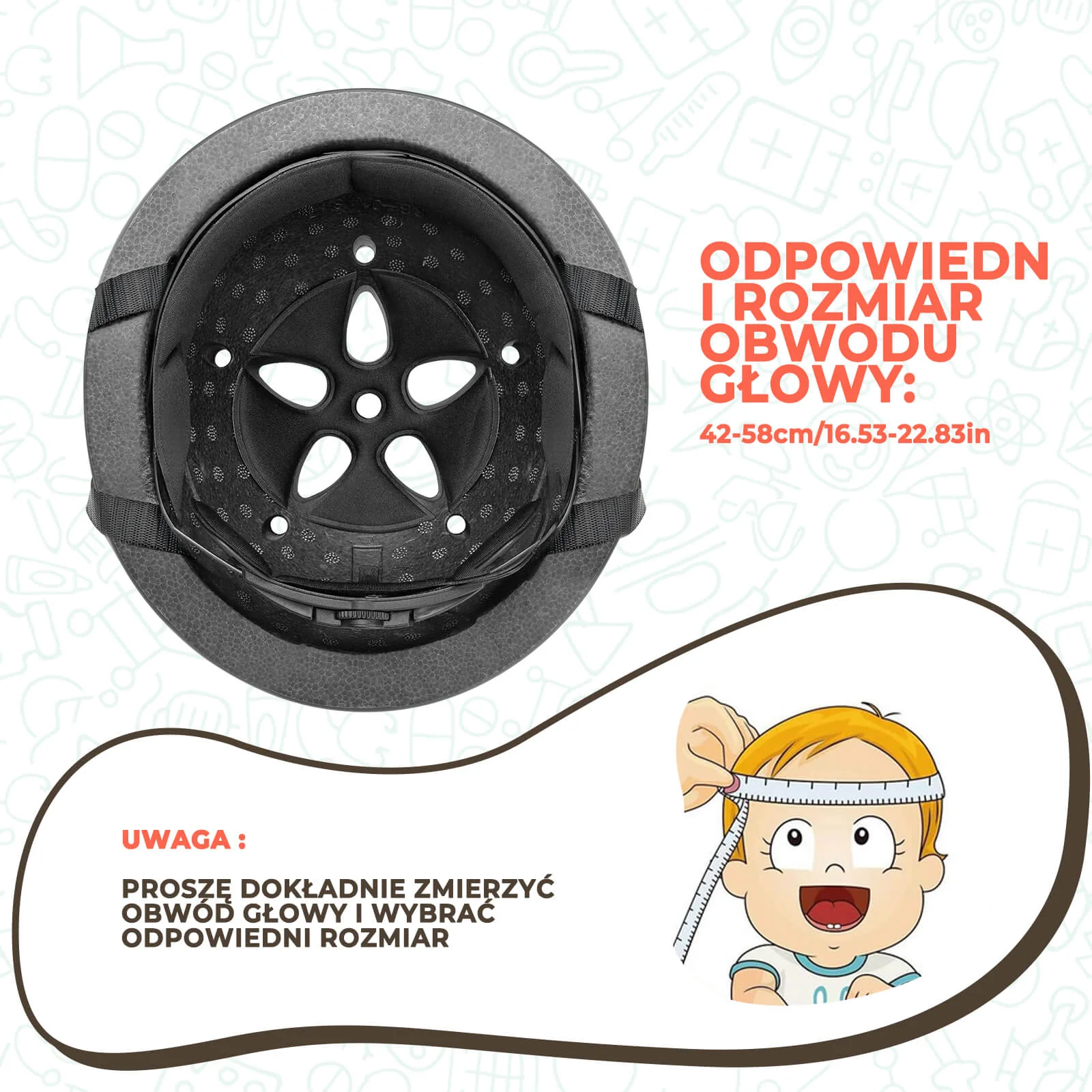 Kaski Rowerowe dla Dzieci Regulowany - Image 11