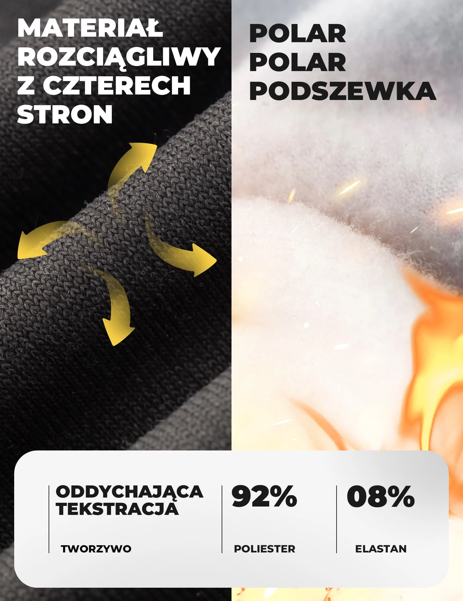 Kominiarka Termoaktywna Zmienna Kolorystycznie, Ciepła i Wiatroszczelna-LF25813 - Image 10