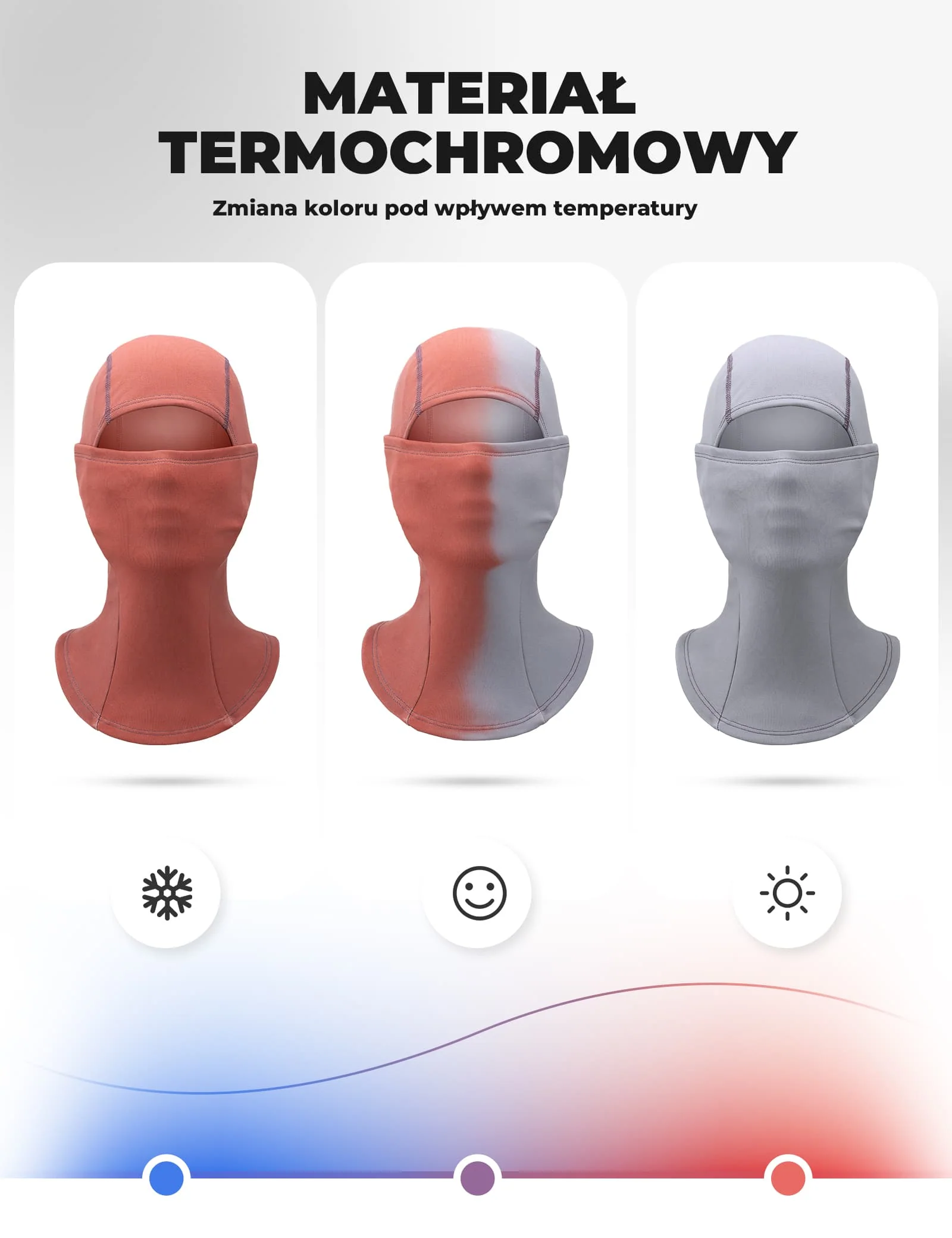 Kominiarka Termoaktywna Zmienna Kolorystycznie, Ciepła i Wiatroszczelna-LF25813 - Image 16
