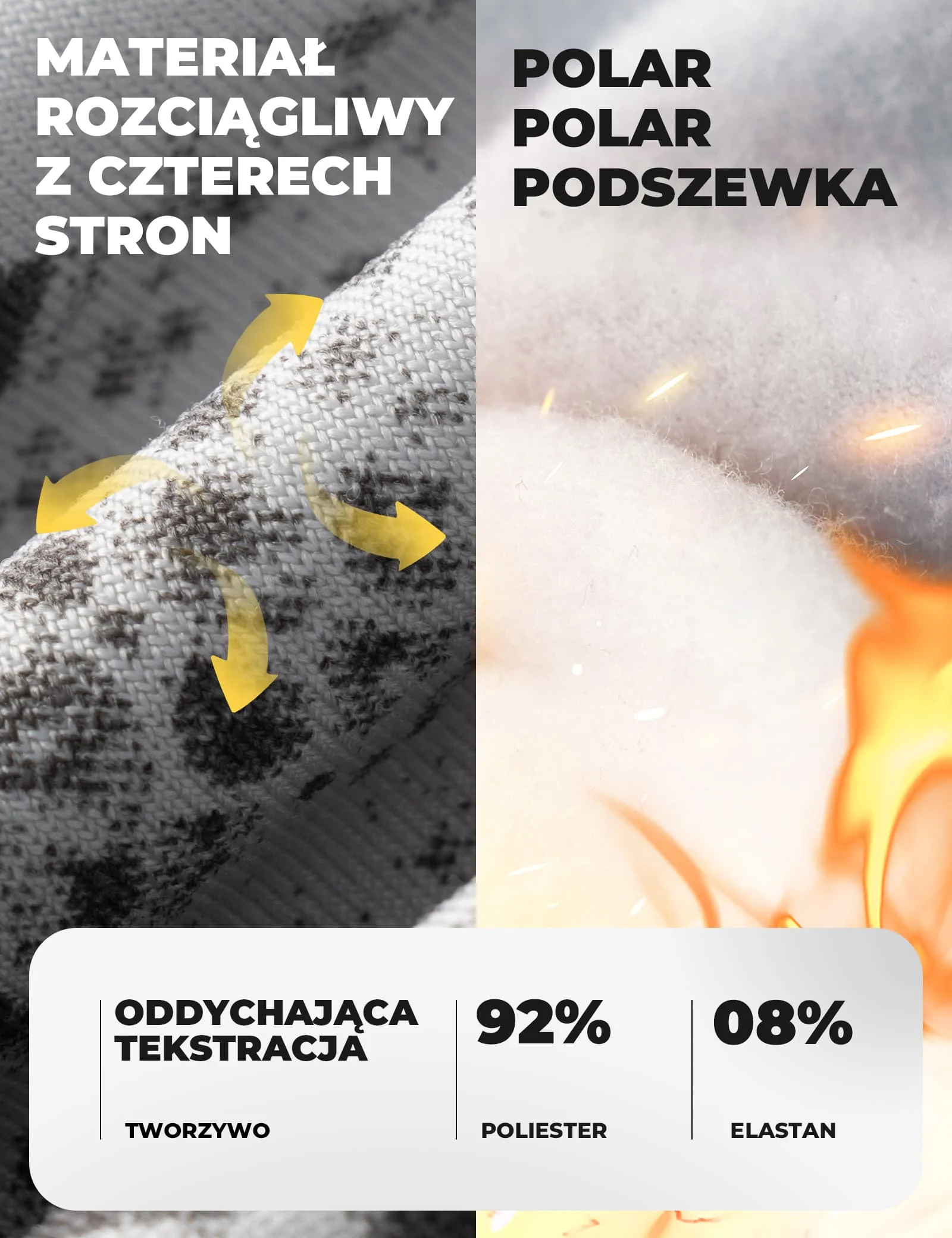 Kominiarka Termoaktywna Zmienna Kolorystycznie, Ciepła i Wiatroszczelna-LF25813 - Image 24