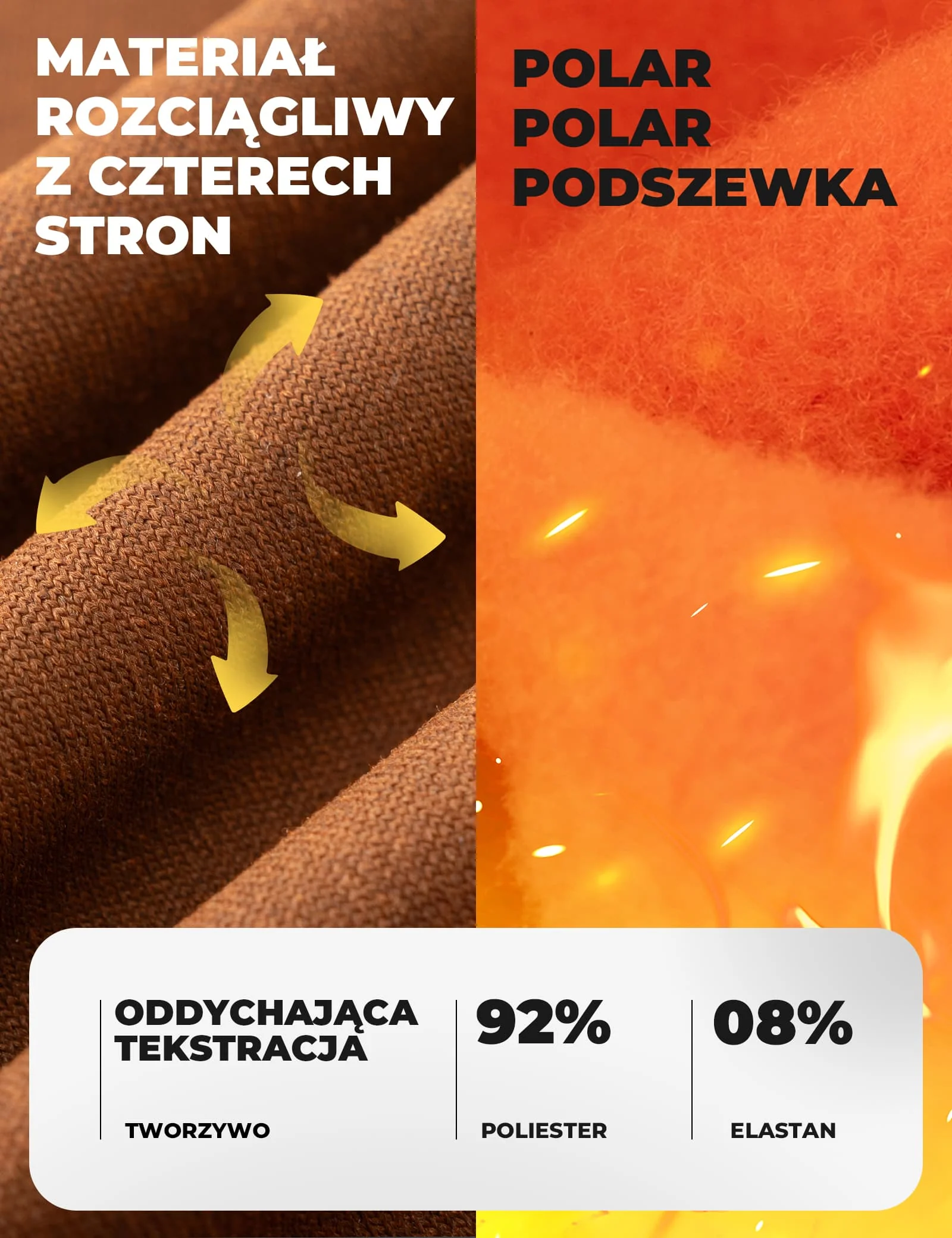 Kominiarka Termoaktywna Zmienna Kolorystycznie, Ciepła i Wiatroszczelna-LF25813 - Image 3