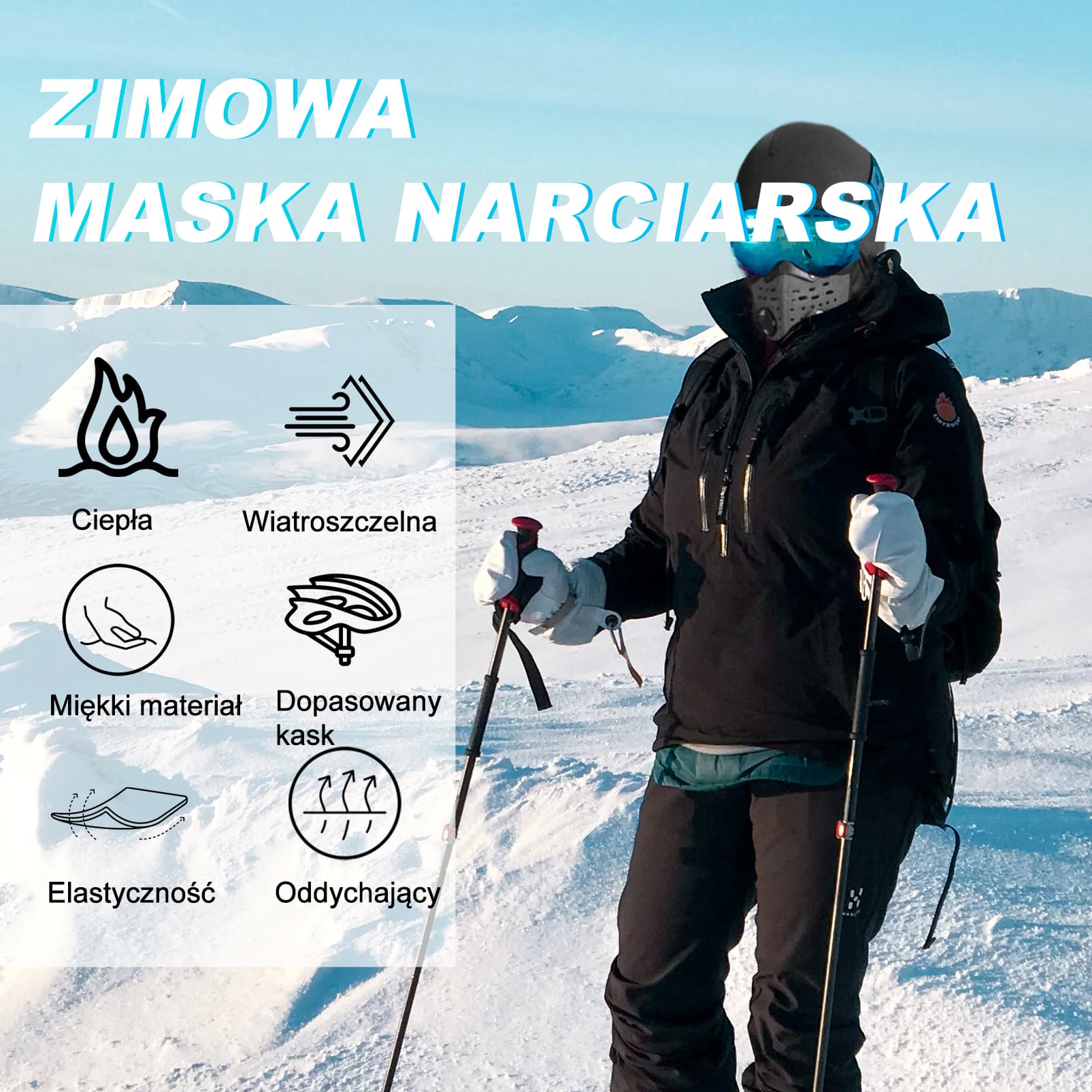 Kominiarka Wiatroszczelna I Pyłoszczelna Z Zaworem Oddechowym-LF7127-1 - Image 3
