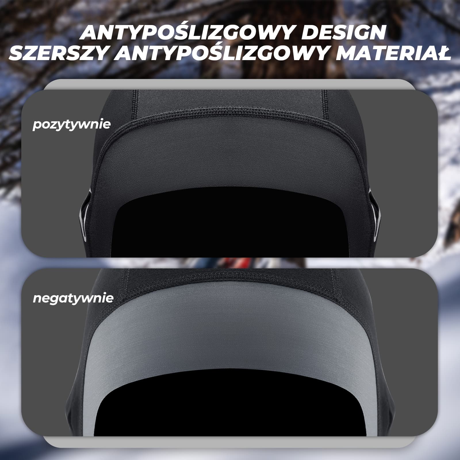 Kominiarka Z Antypoślizgową Podszewką I Odkrytą Twarzą-LF70681 - Image 5