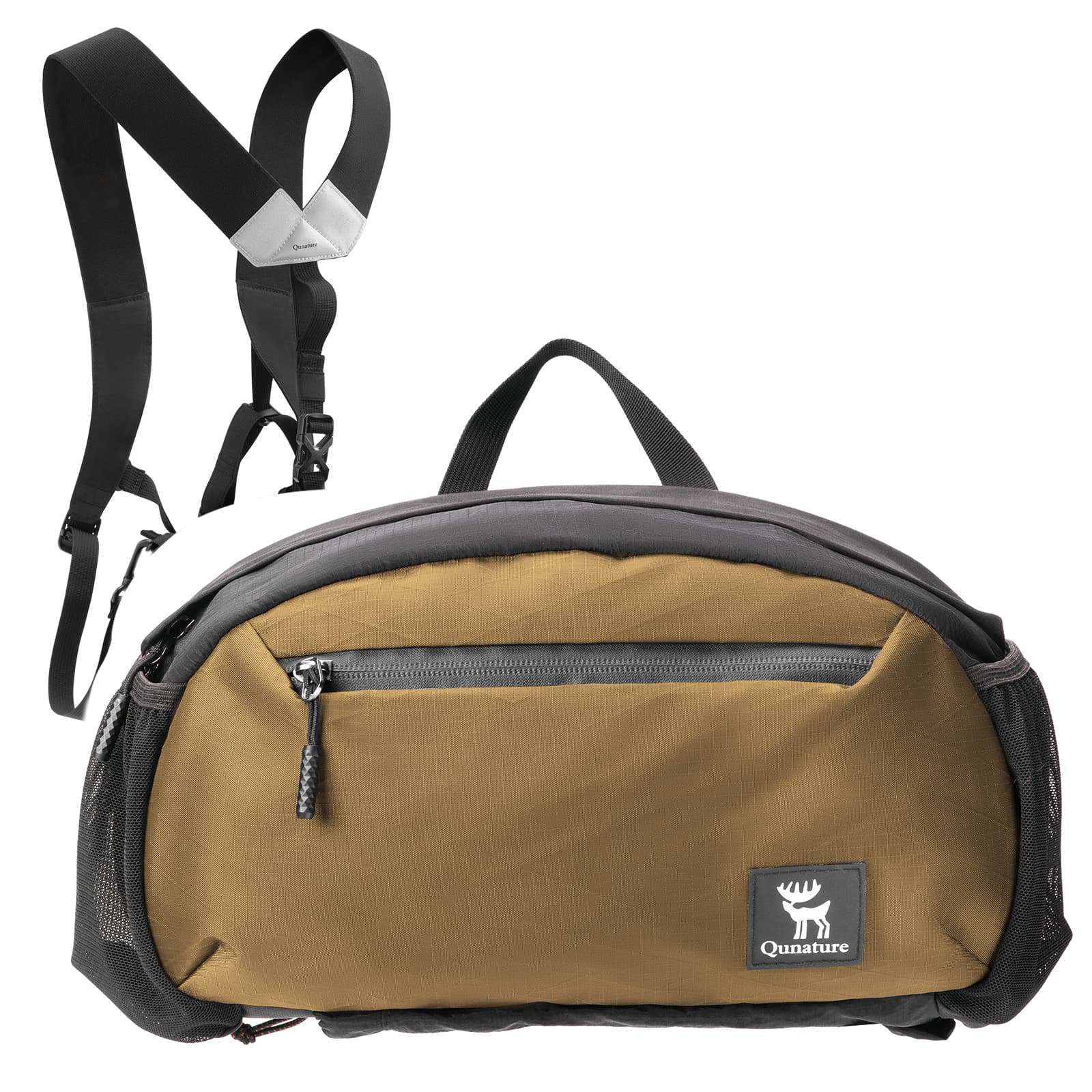 Qunature Lekka Torba Outdoorowa Plecak I Nerka W Jednym 7,9l-YB003