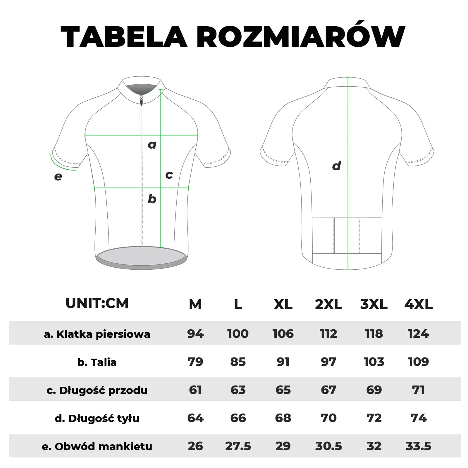 Męska Koszulka Rowerowa High-VIS Neonowa Zieleń-YDDK013-1 - Image 6