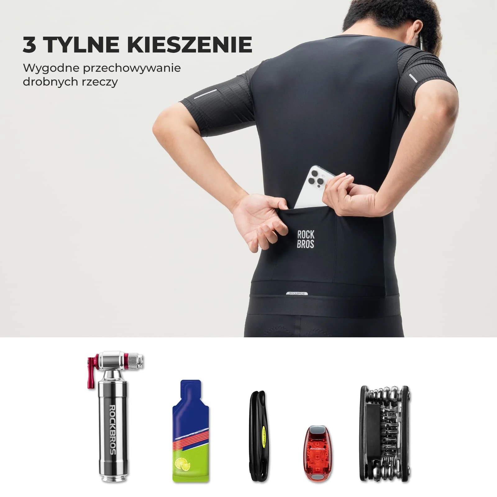 Męska Koszulka Rowerowa Krótki Rękaw, Oddychająca i Odblaskowa - Image 14