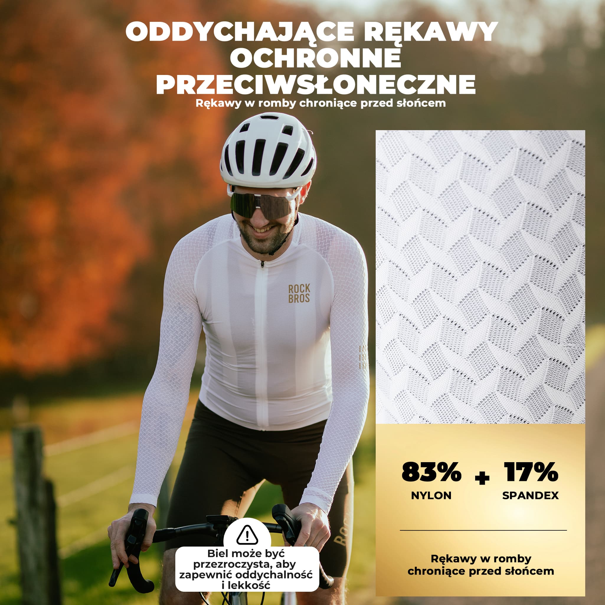 Męska Koszulka Rowerowa z Długim Rękawem Krój 3D-YDCX008 - Image 9