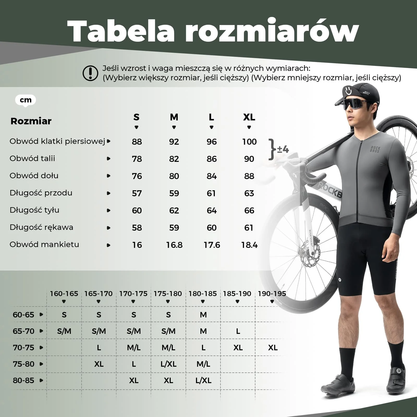 Męska Koszulka Rowerowa z Długim Rękawem Szybkoschnący-YDCX005 - Image 32