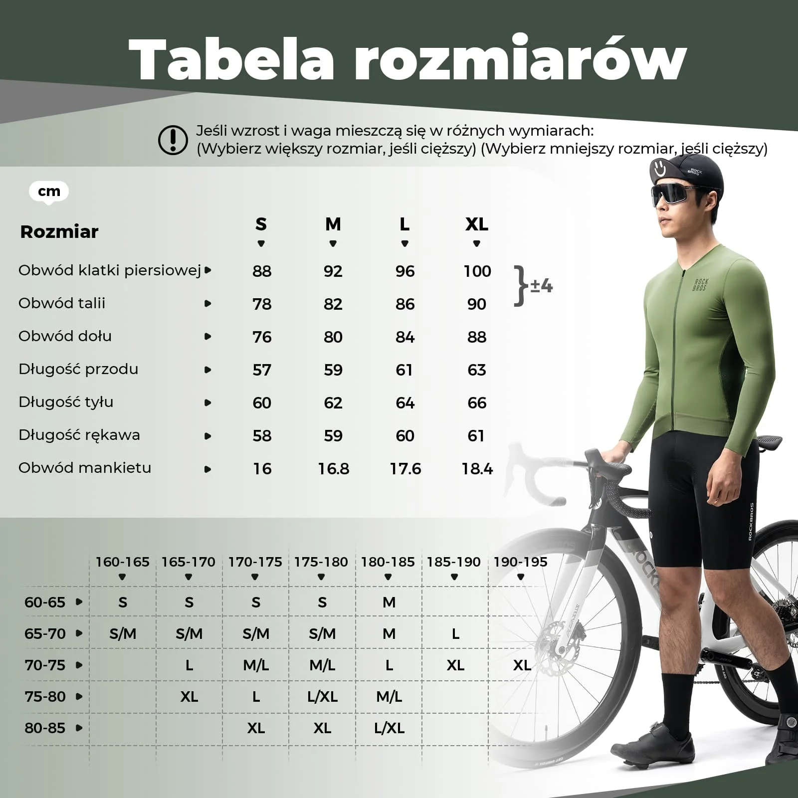 Męska Koszulka Rowerowa z Długim Rękawem Szybkoschnący-YDCX005 - Image 8