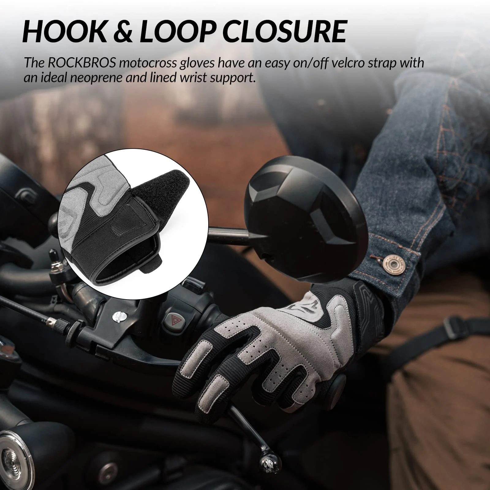 Męskie Rękawice Motocyklowe z Ekranem Dotykowym-MT003 - Image 10