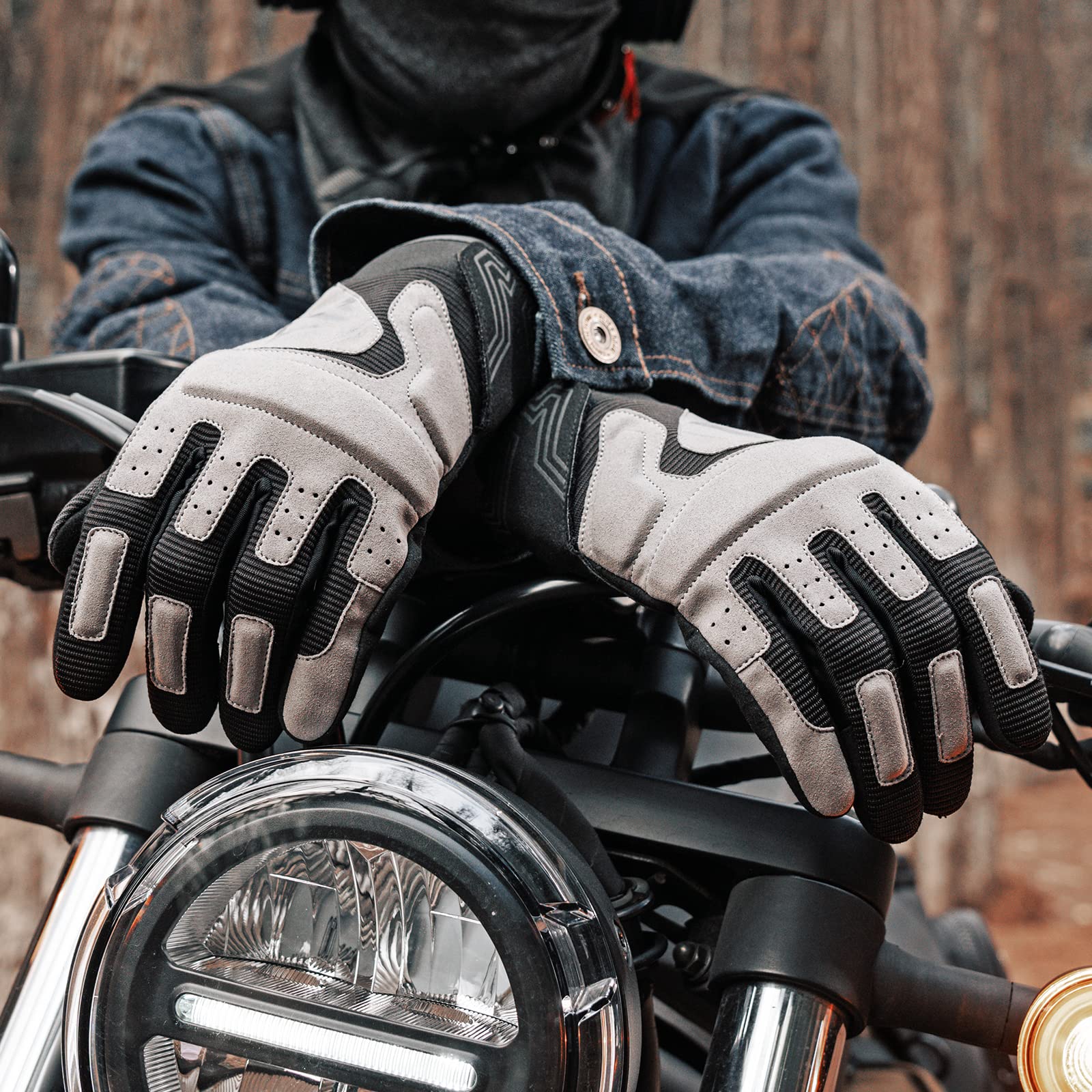 Męskie Rękawice Motocyklowe z Ekranem Dotykowym-MT003 - Image 12
