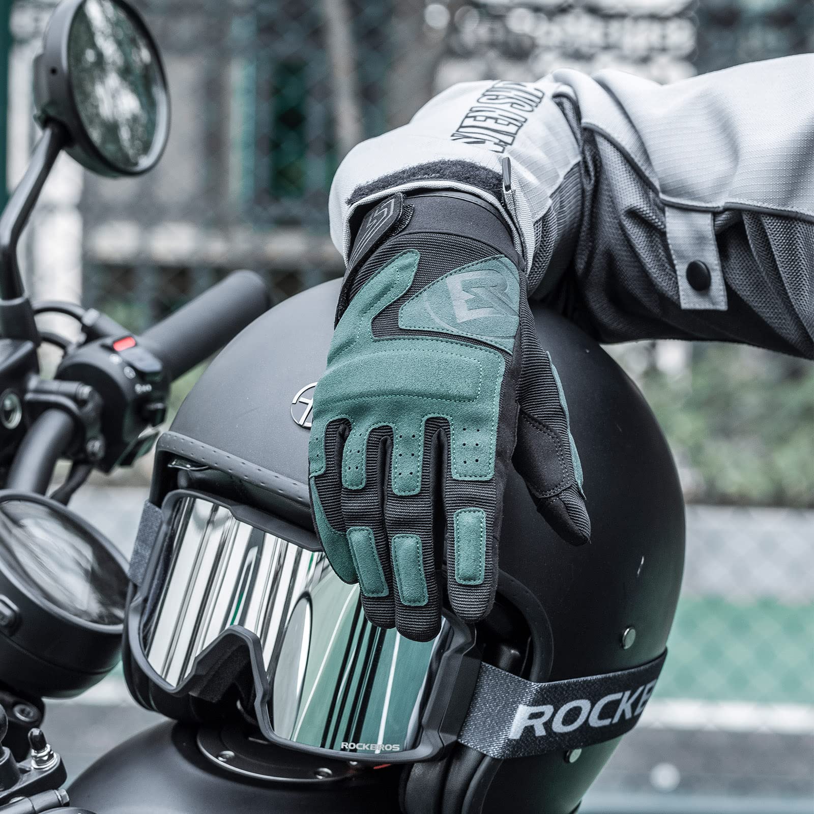 Męskie Rękawice Motocyklowe z Ekranem Dotykowym-MT003 - Image 18