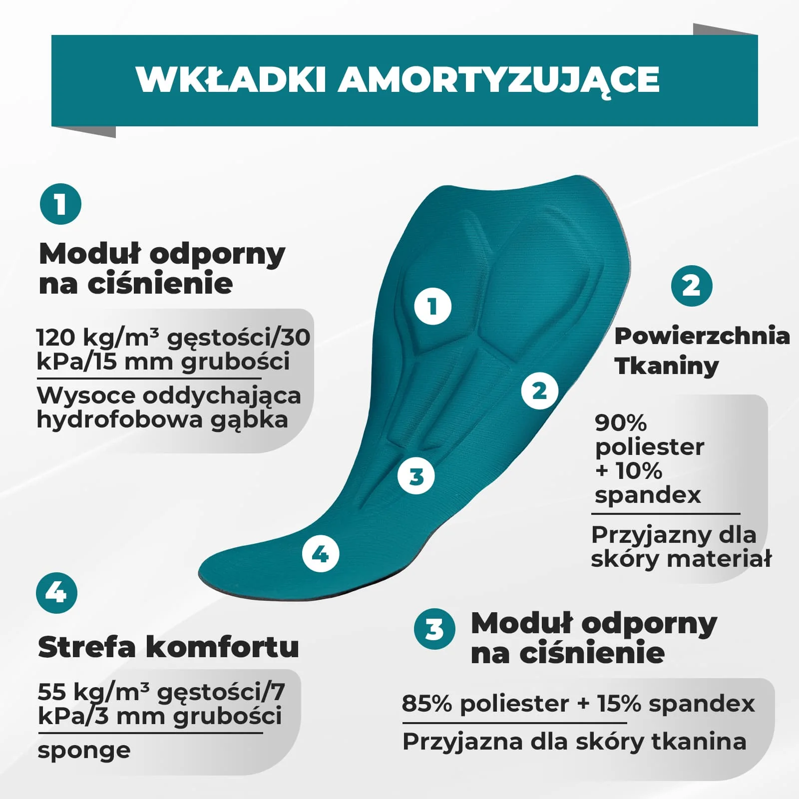 Męskie Szorty Rowerowe Casualowe z Odpinaną Wkładką 3D-YPK048 - Image 2