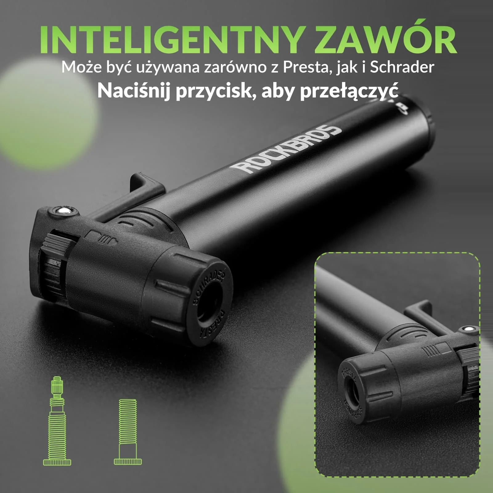 Mini Pompki Rowerowe z Kluczem Grzechotkowym -TG-1616 - Image 3