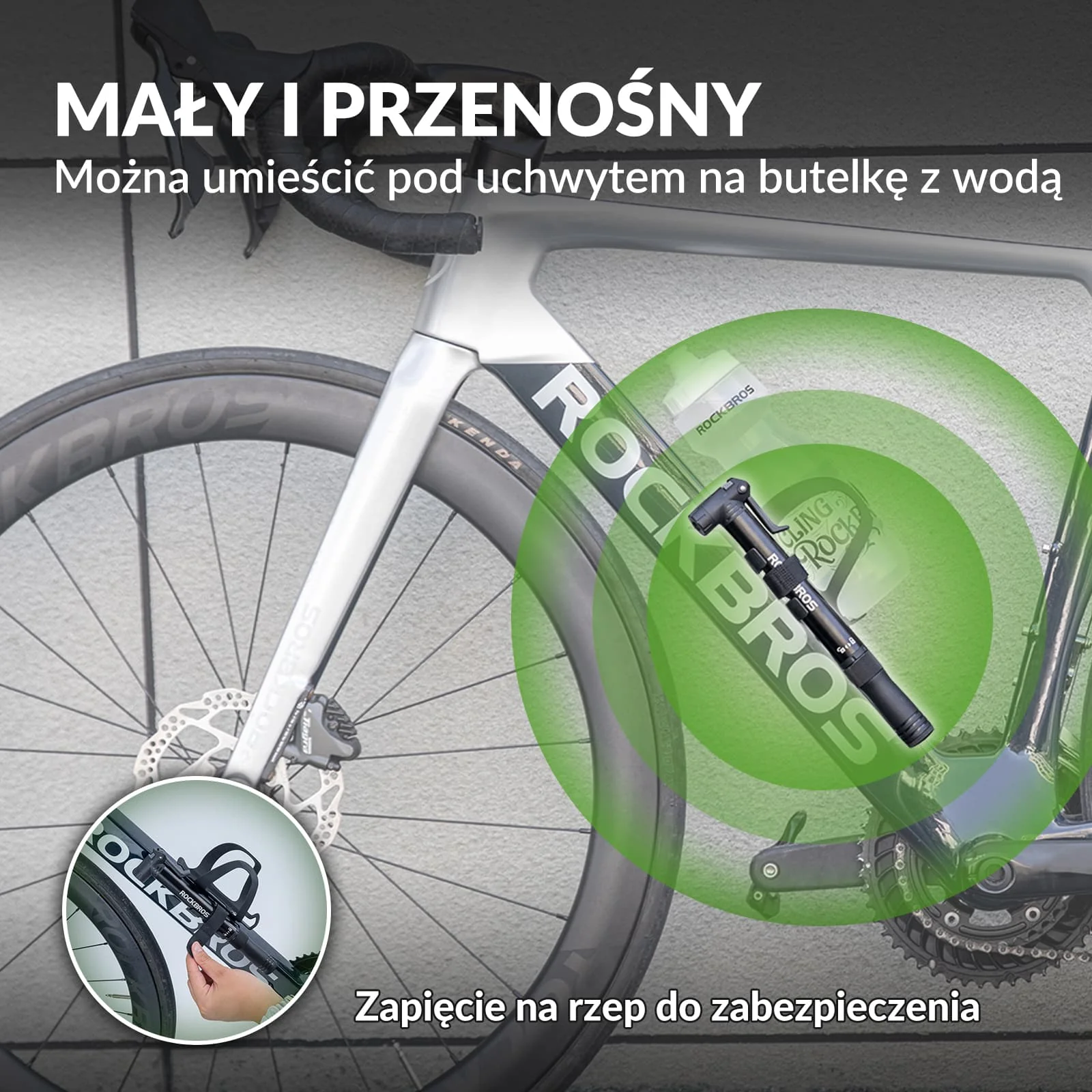 Mini Pompki Rowerowe z Kluczem Grzechotkowym -TG-1616 - Image 6