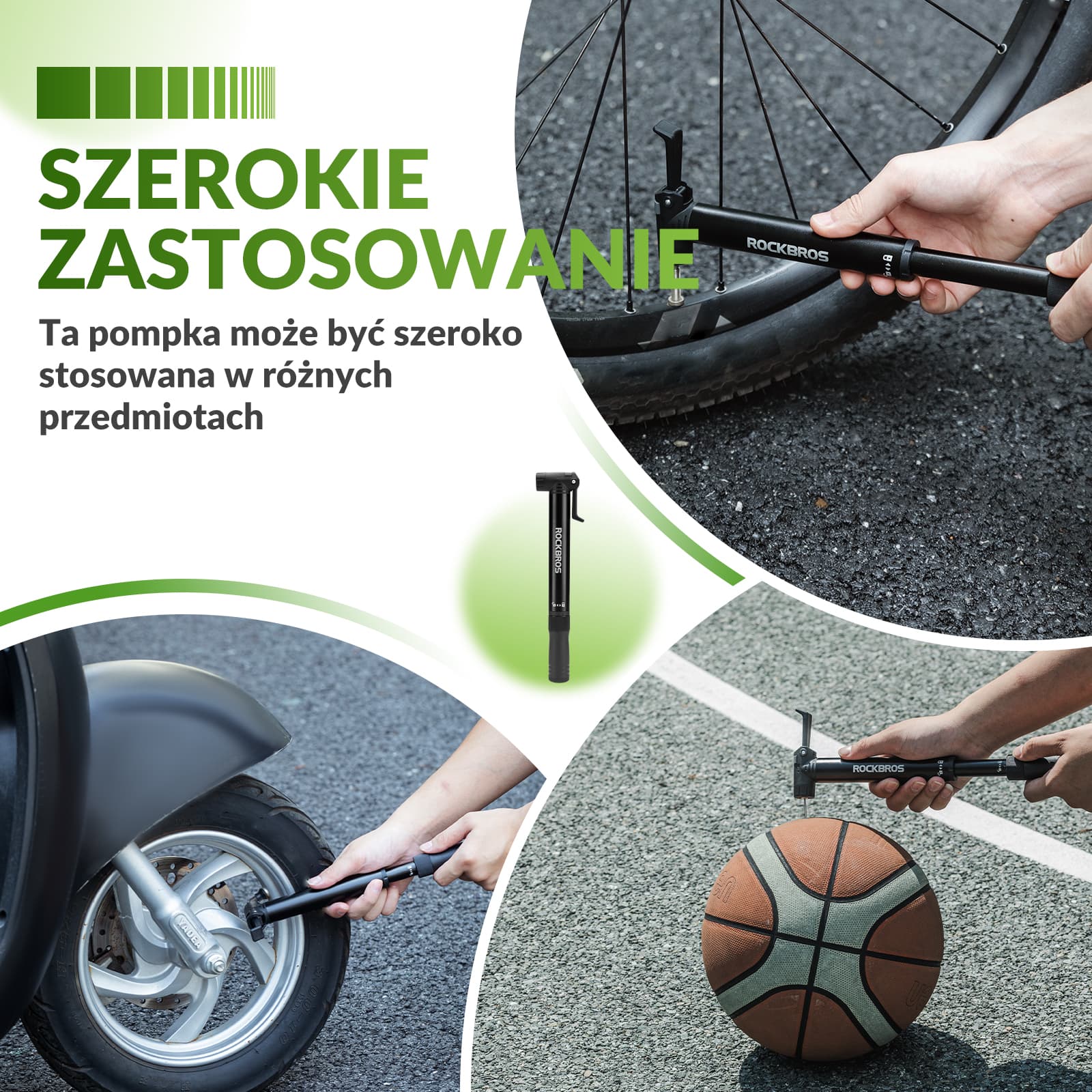 Mini Pompki Rowerowe z Kluczem Grzechotkowym -TG-1616 - Image 8