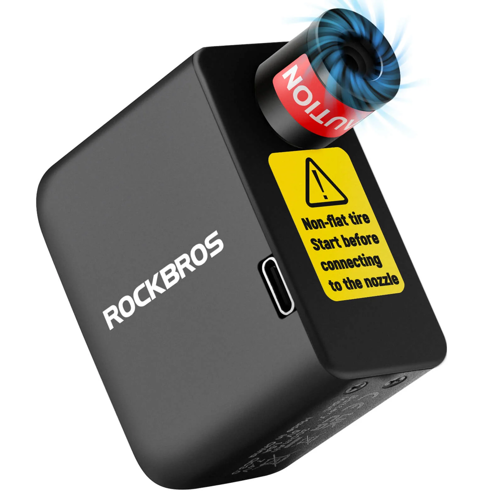Mini Elektryczne Pompki  Rowerowa 100 PSI -AS1