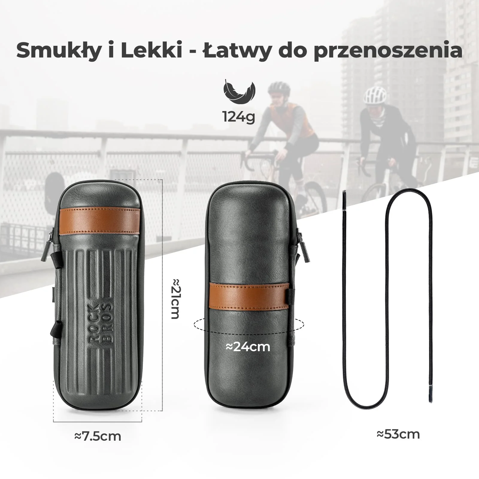 Narzędziowa Torba Rowerowa 0,73L Można Zamocować Na Ramie-B126 - Image 3