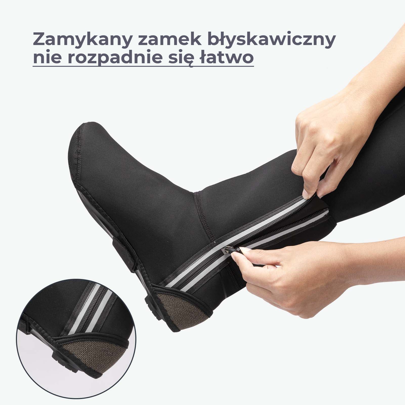 Ocieplacze na Palce Wysokie Odblaskowe Zimowe - Image 2