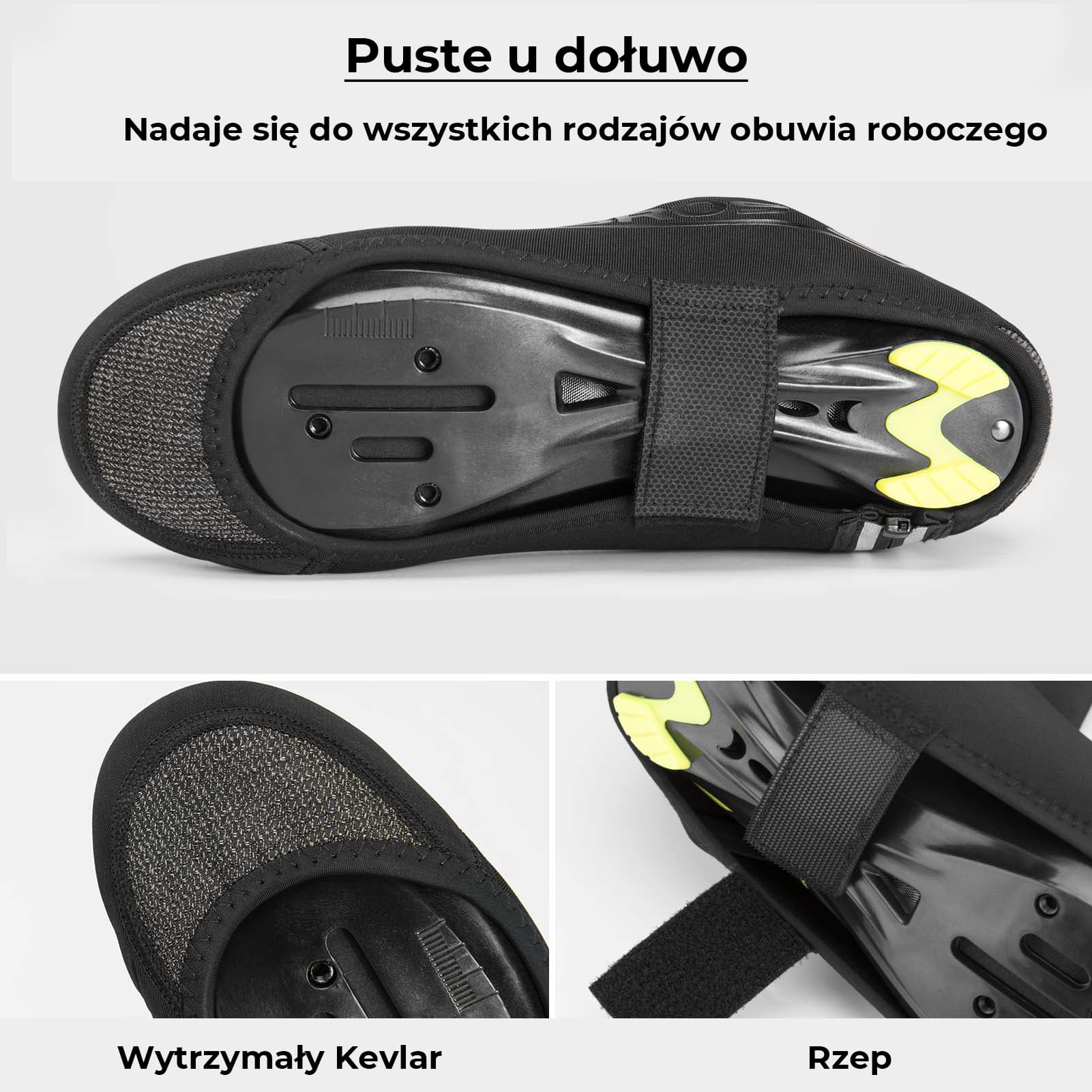 Ocieplacze na Palce Wysokie Odblaskowe Zimowe - Image 3