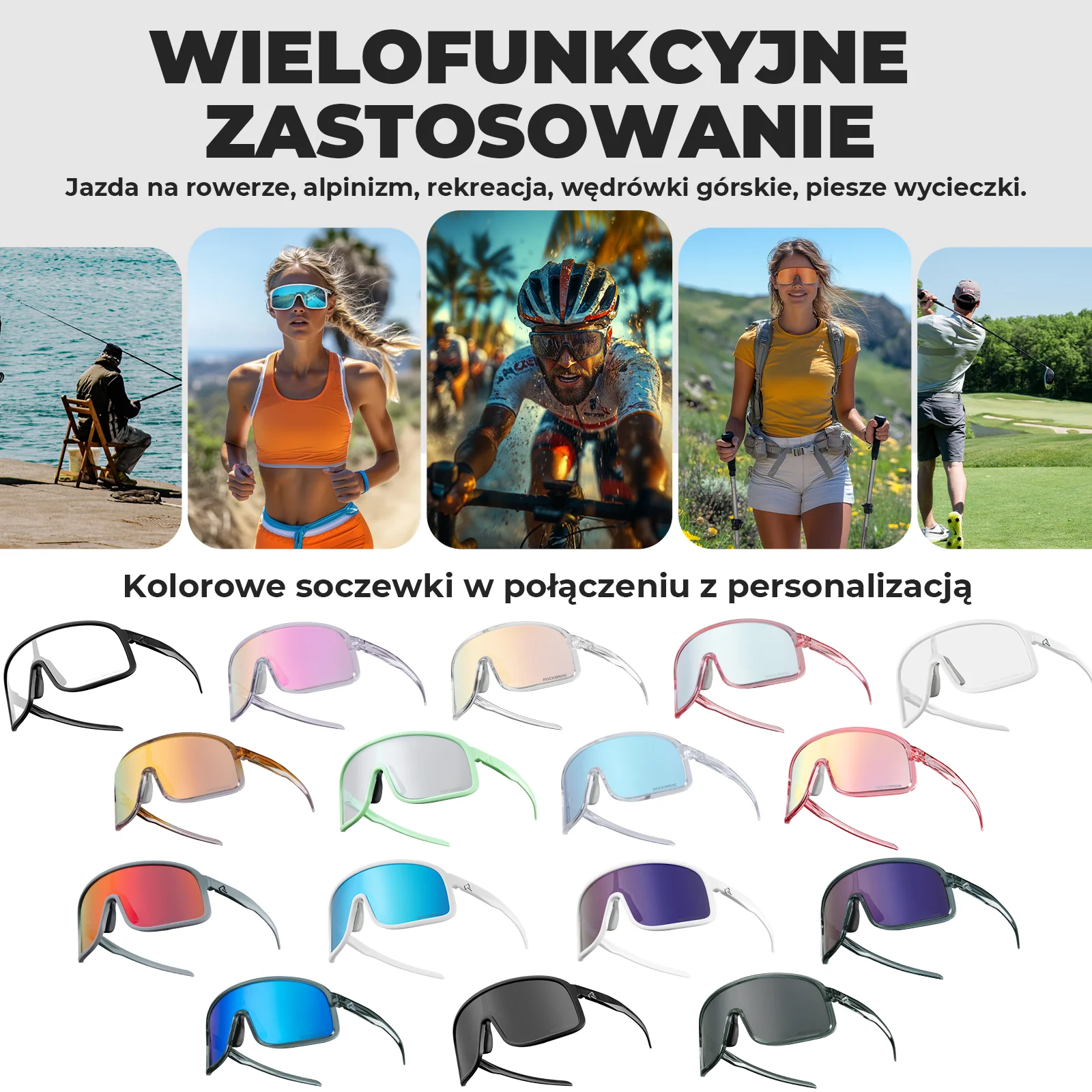 Okulary Fotochromowe Sportowe UV400-SP350 - Image 49