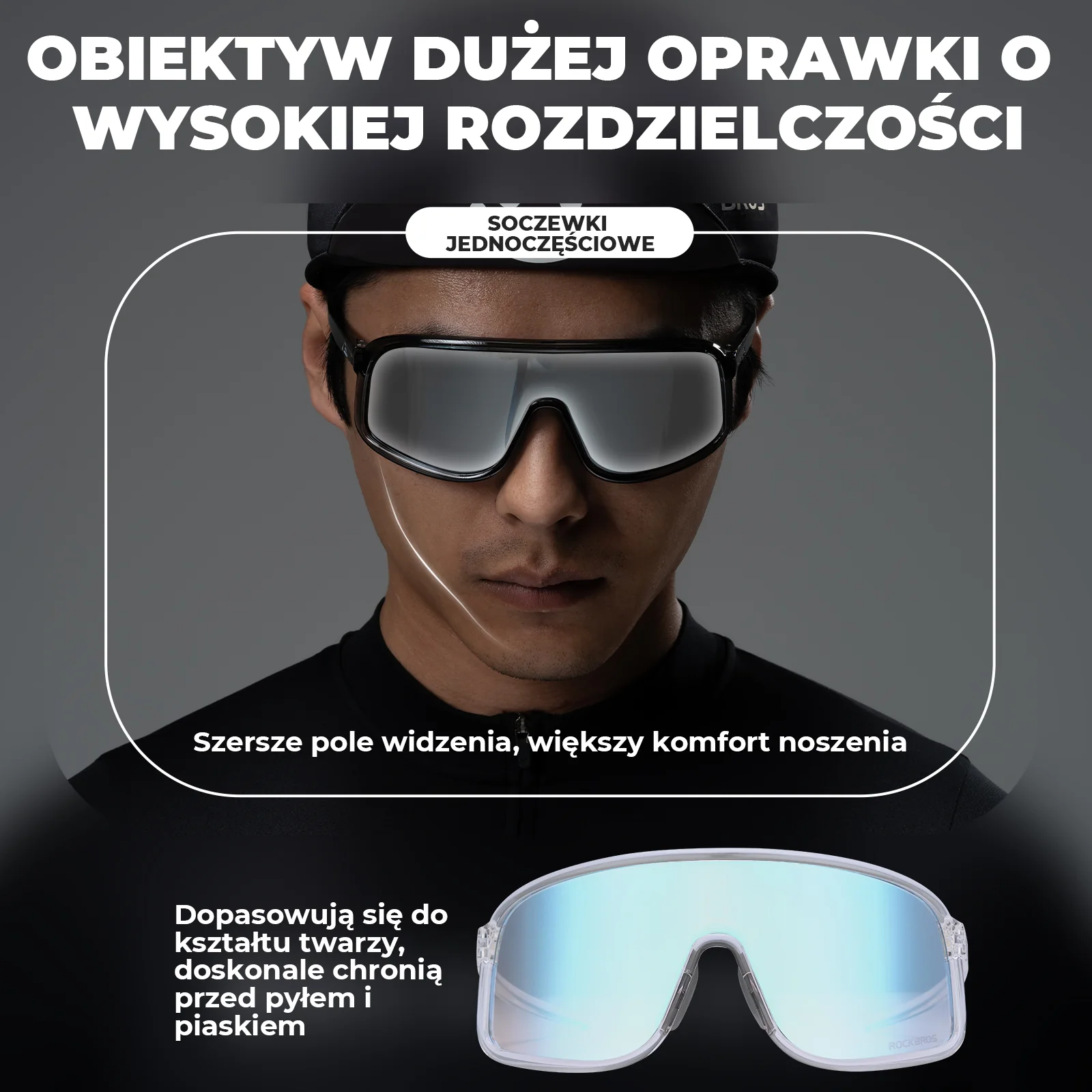 Okulary Fotochromowe Sportowe UV400-SP350 - Image 5
