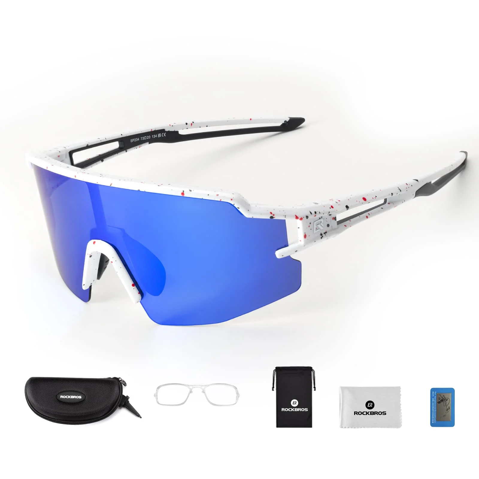 Okulary Polaryzacyjne Kolarskie UV Gogle Rowerowe Sportowe-SP204 - Image 15