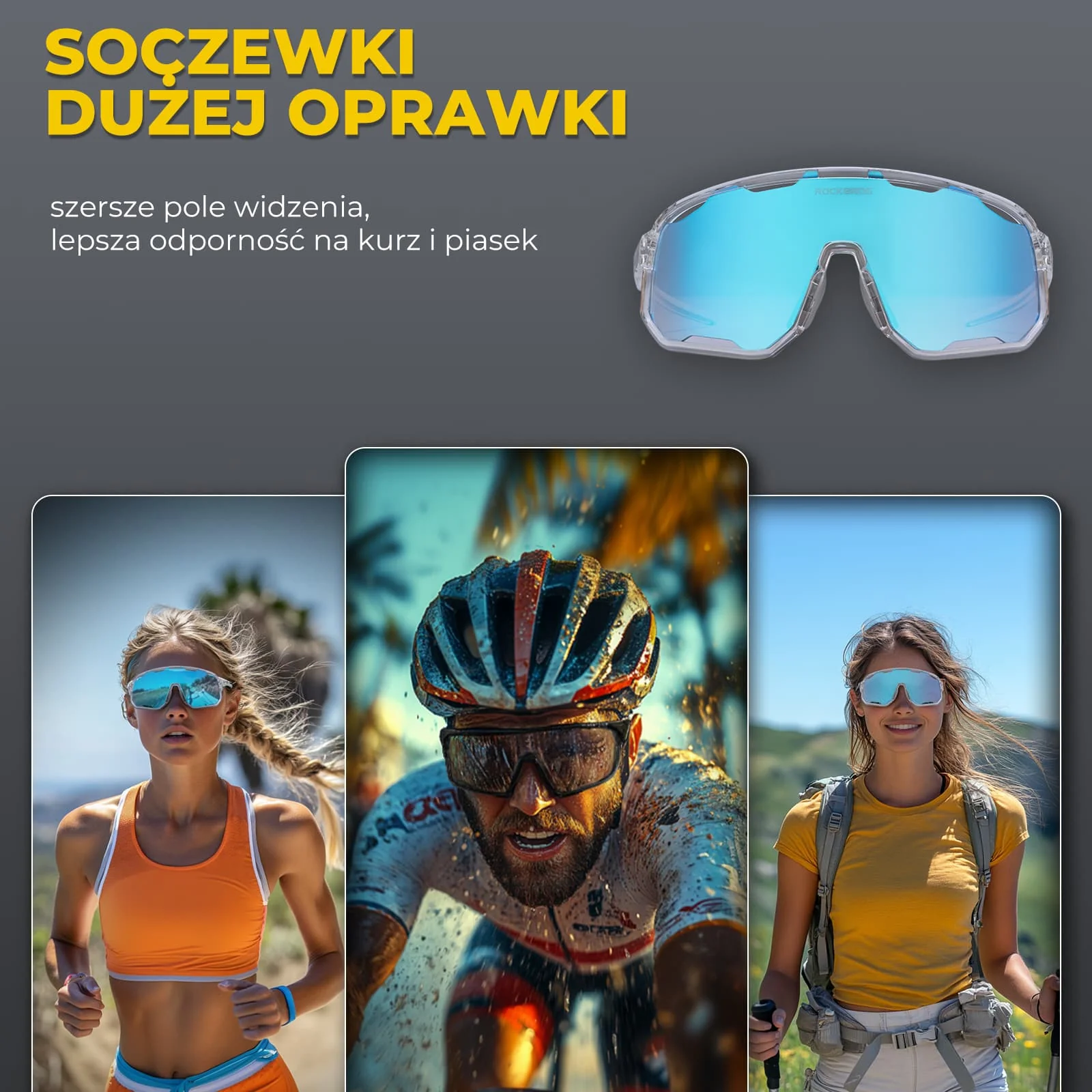 Okulary Polaryzacyjne  Ochroną UV400 i Wymiennymi Noskami-SP351 - Image 27