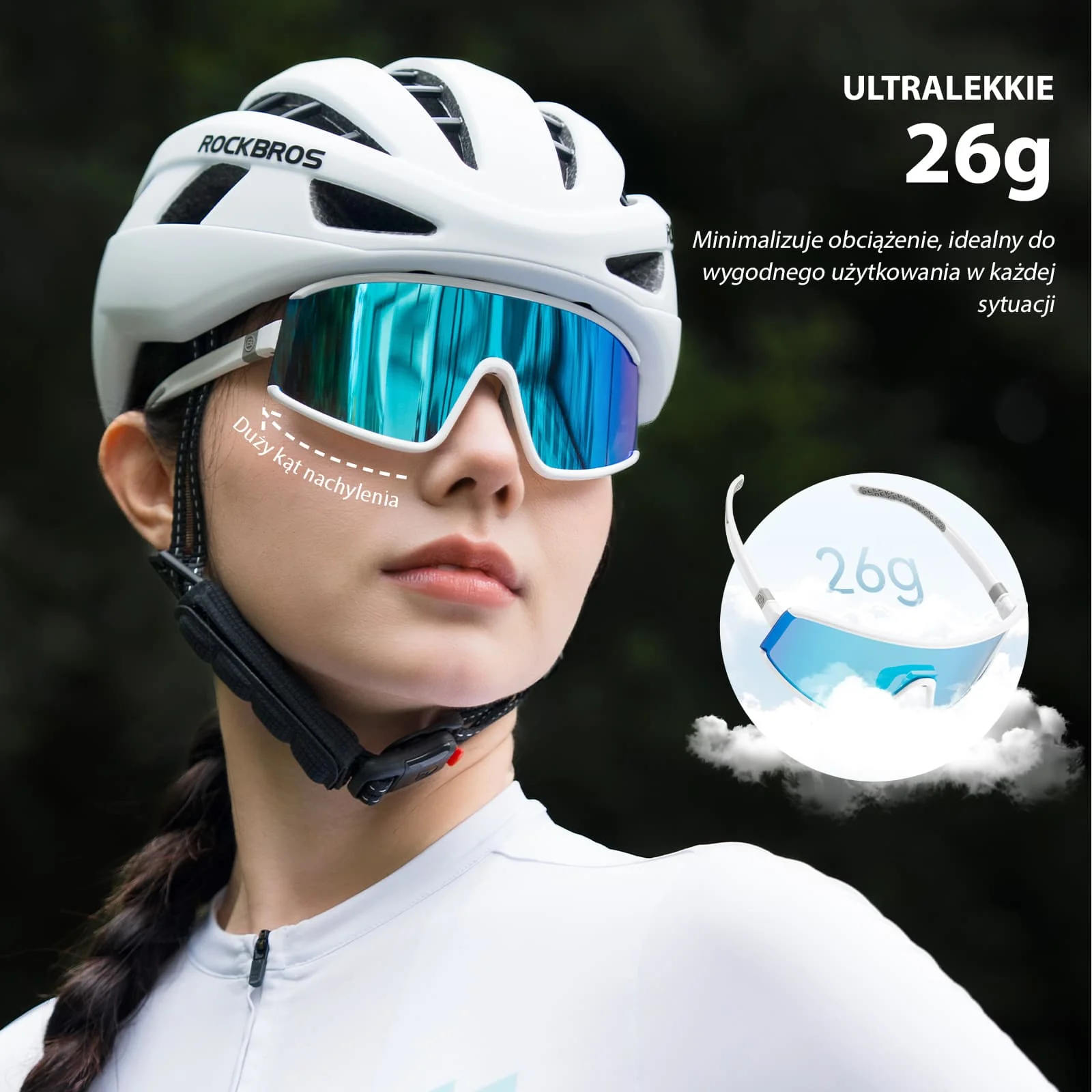 Okulary Przeciwsłoneczne Fotochromowe Ultralekkie, Ochrona UV400 Zielone-SP376 - Image 4