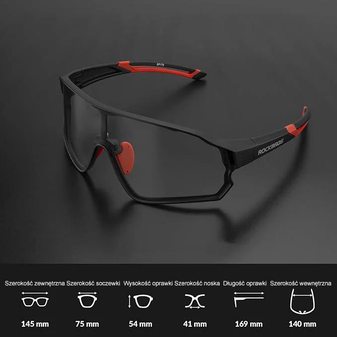 Okulary Fotochromowe Przeciwsłoneczne UV400 Kobiety Mężczyźni-SP179 - Image 6
