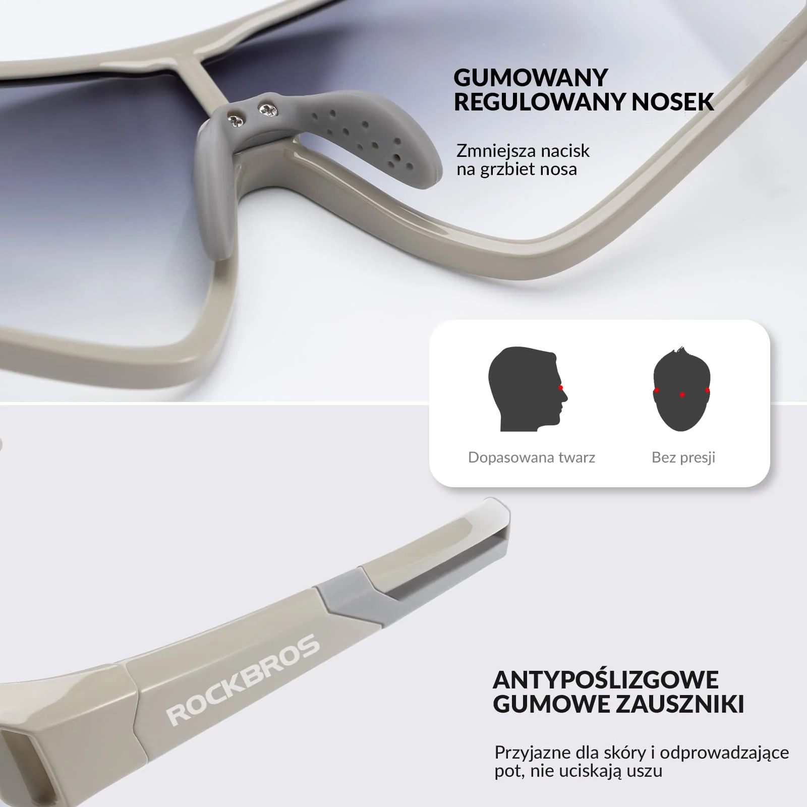 Okulary Rowerowe Dziecięce Samoprzyciemniające Ochrona UV400-SP314 - Image 17